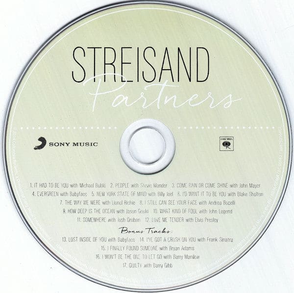 Streisand* - Partners (cd Album) - Preloved - CD