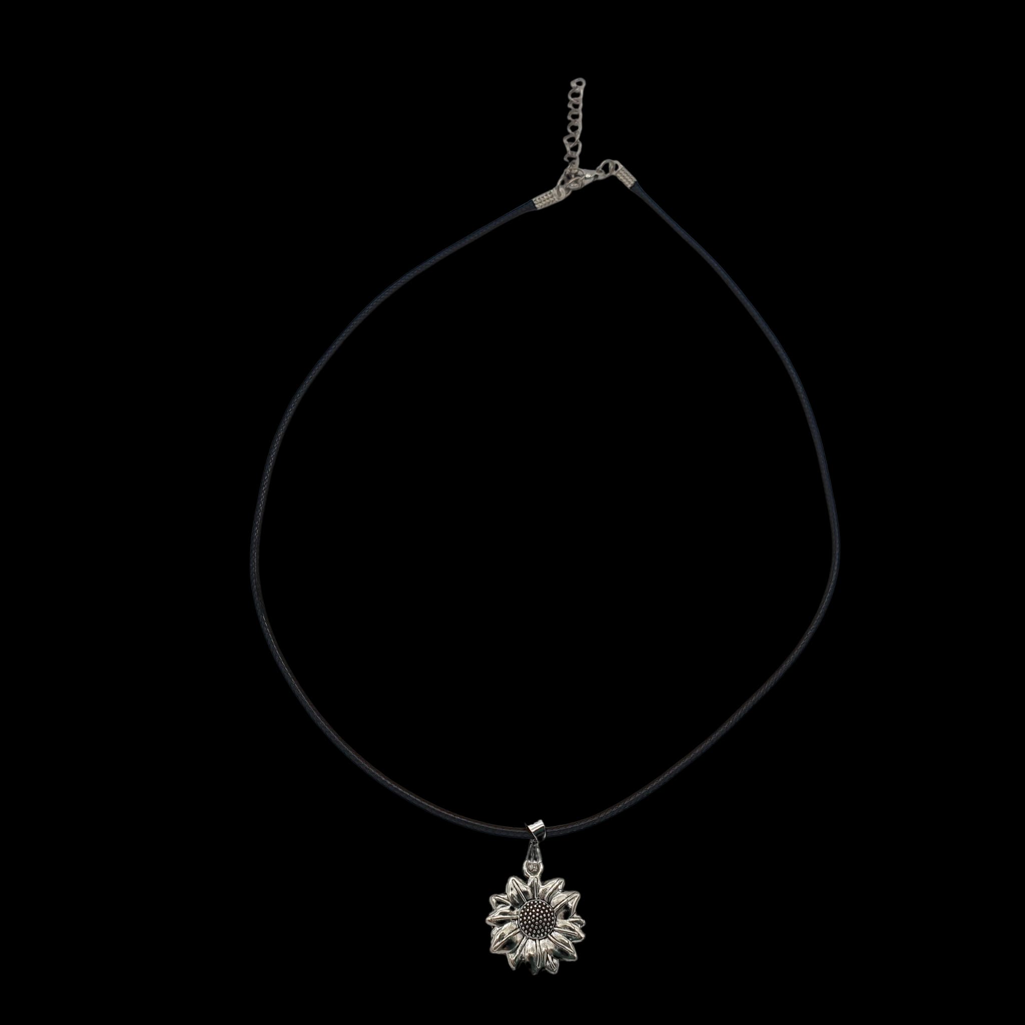 Sunflower Sunshine Flower Necklace Pendant Charm Handmade