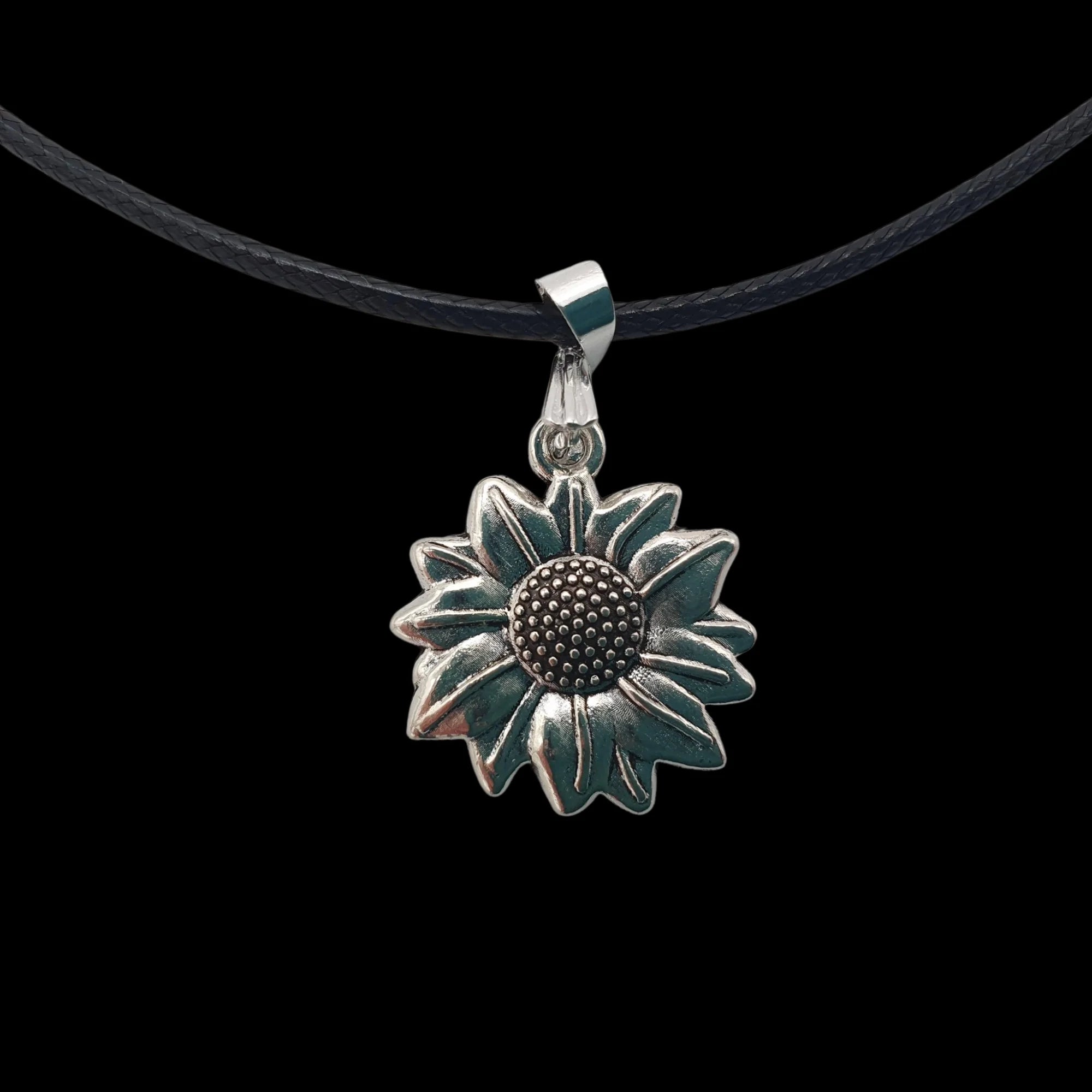 Sunflower Sunshine Flower Necklace Pendant Charm Handmade