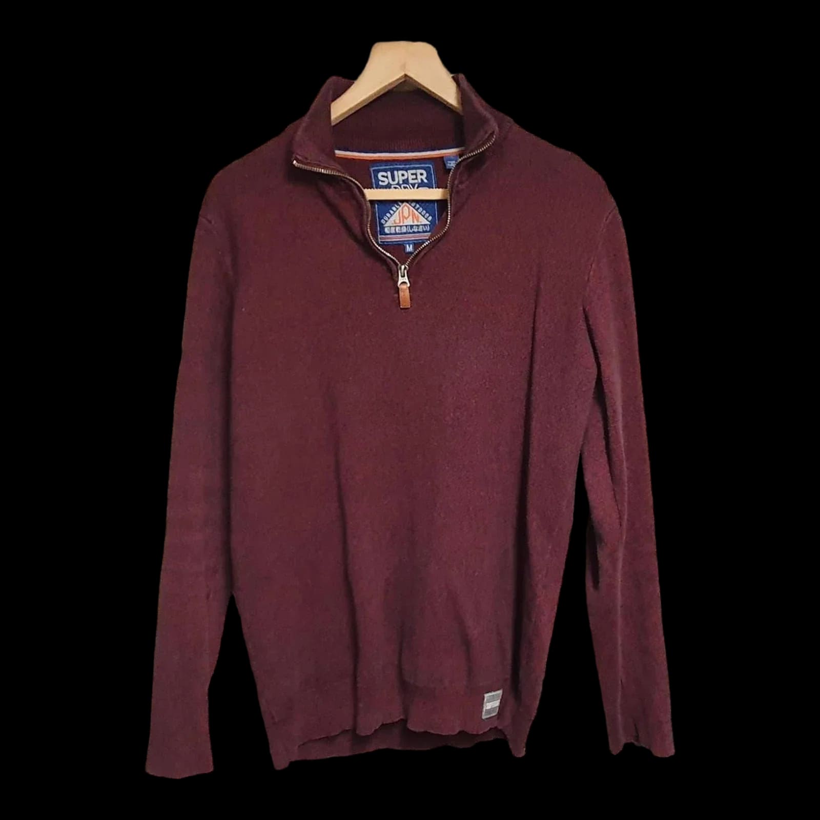 Superdry Burgundy Jumper UK Medium - Jumpers - 1 - 509