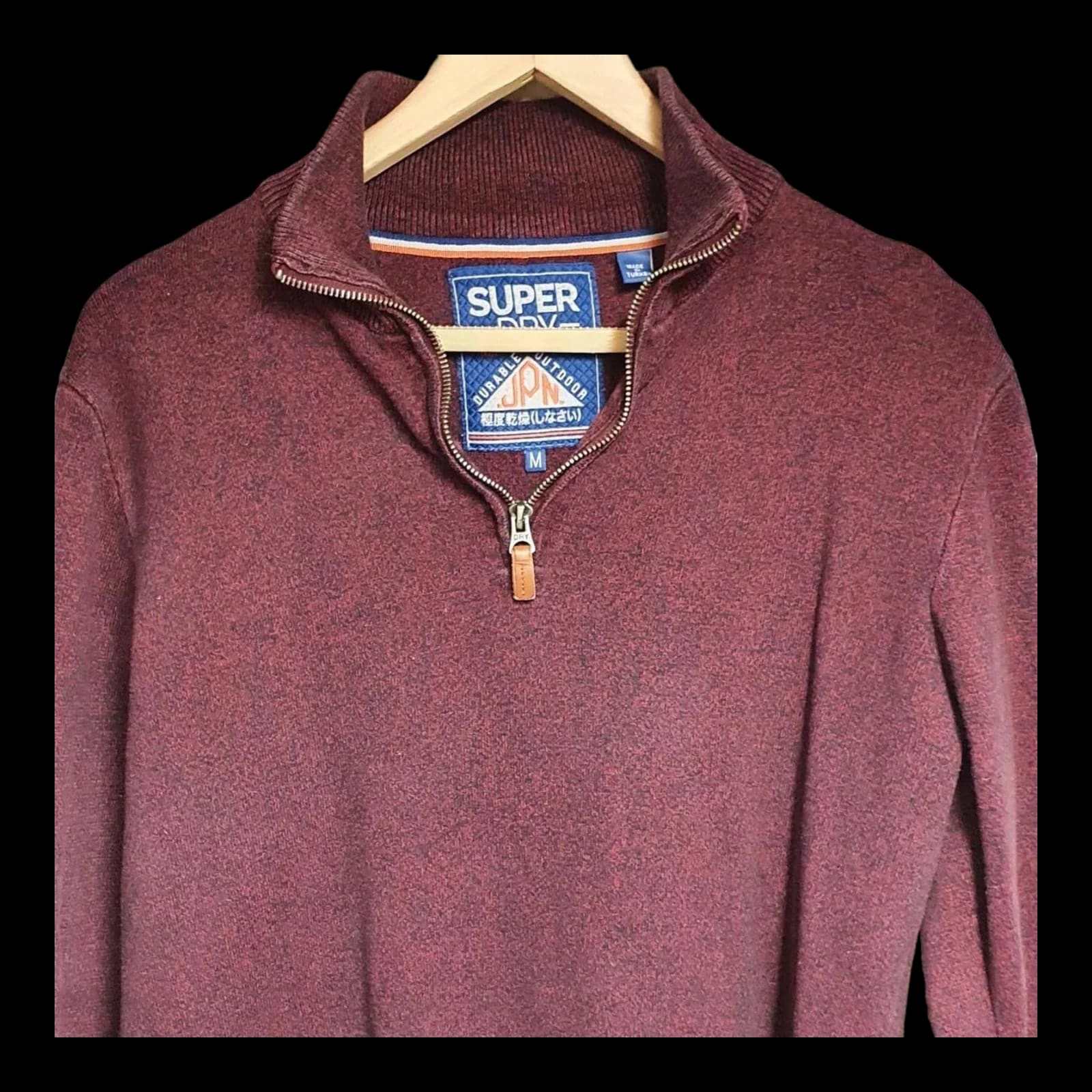 Superdry Burgundy Jumper UK Medium - Jumpers - 3 - 509