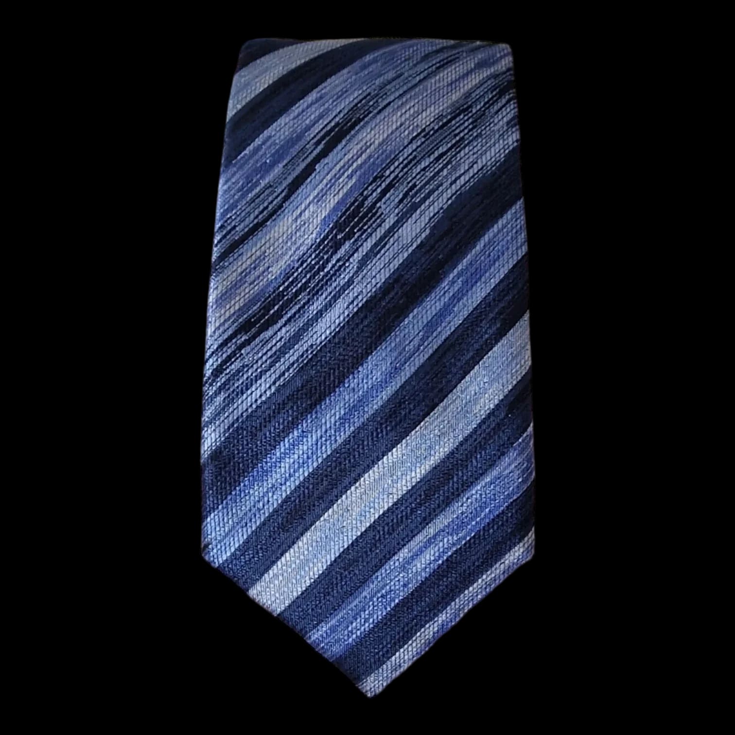 Ted Baker Blue Striped Silk Tie - Ties - 1 - 1221