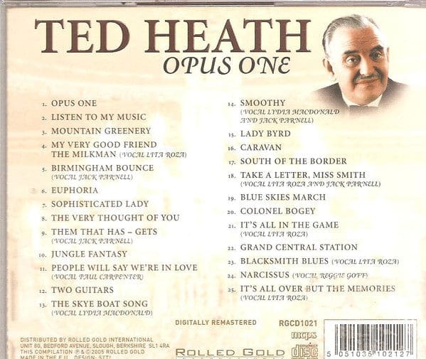 Ted Heath - Opus One (cd Comp Rm) - Preloved - CD - Rolled