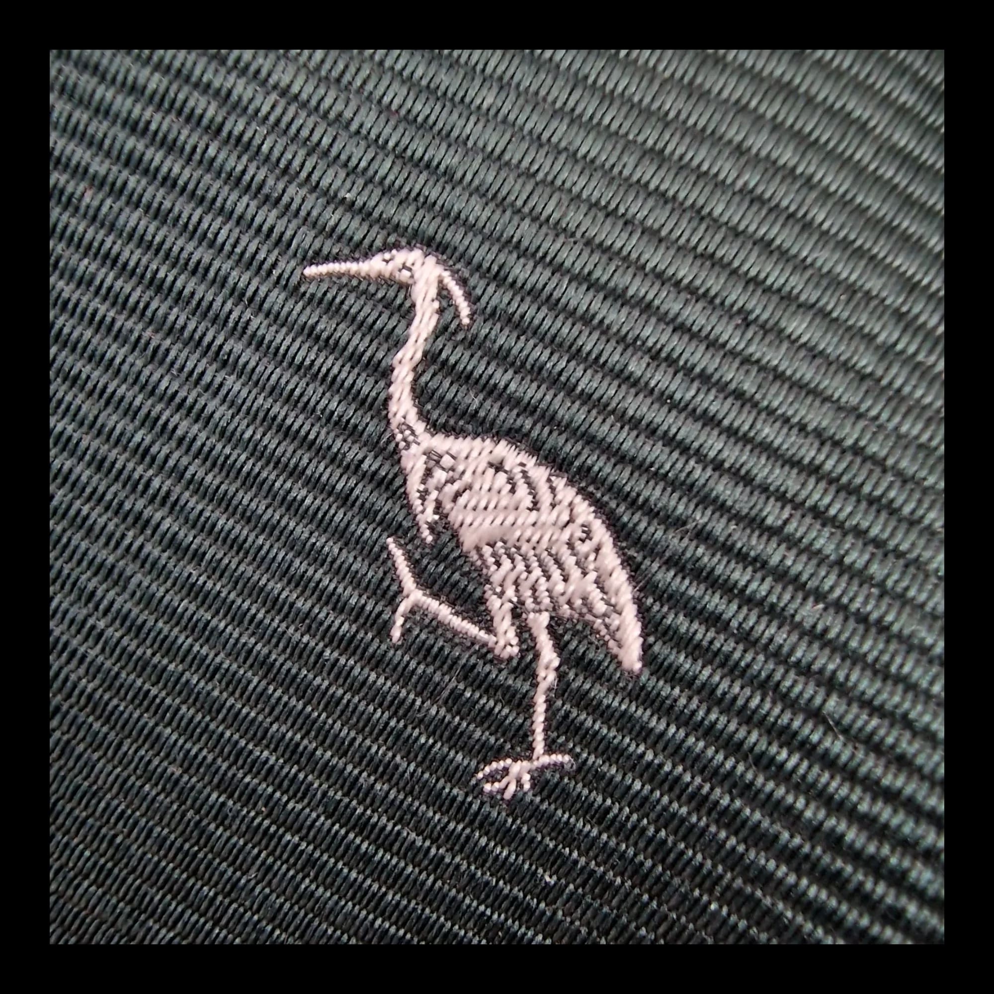 Tie Rack Fish And Crane Silk Necktie - Ties - 4 - 2921