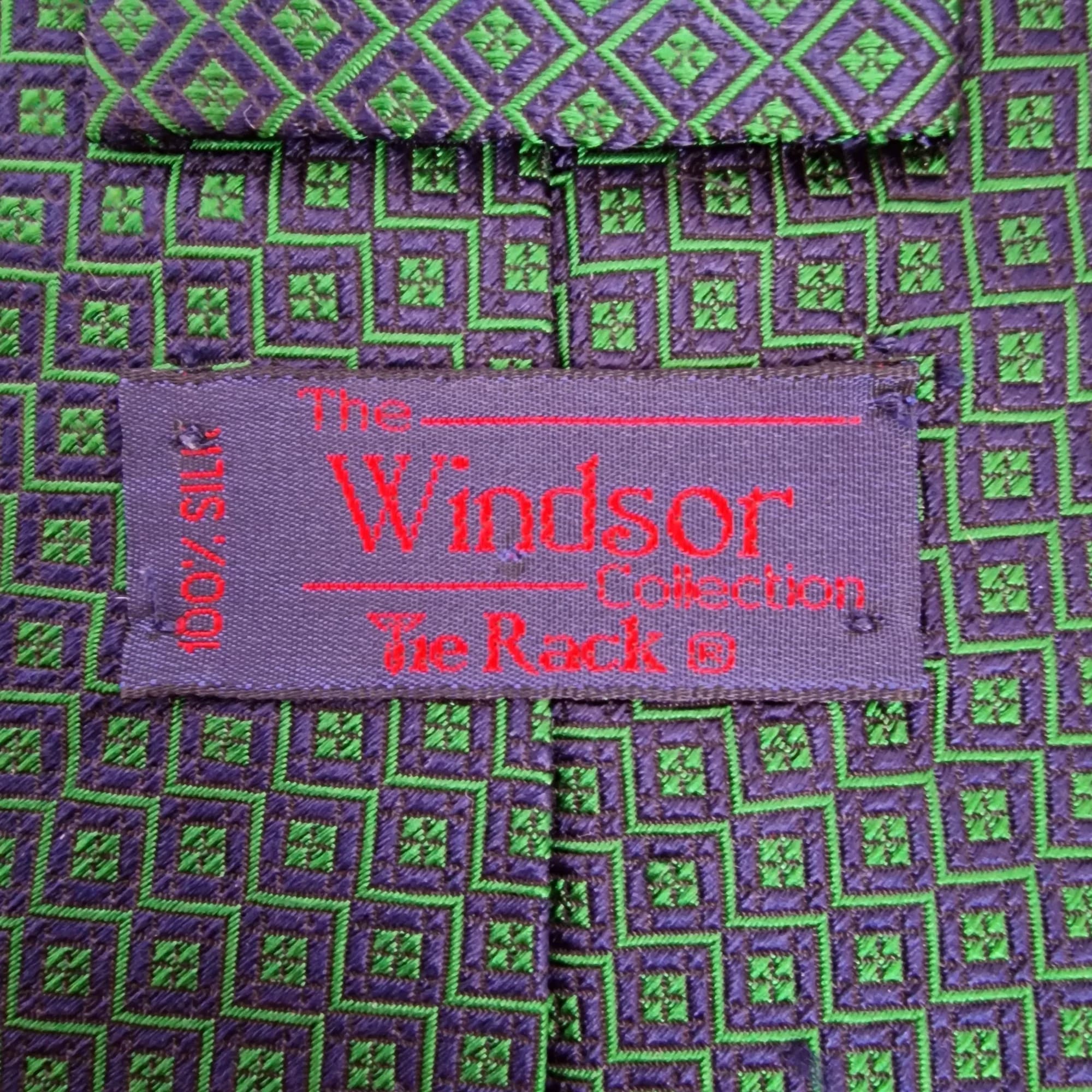 Tie Rack Silk Geometric Vintage - Ties - 4 - 3125