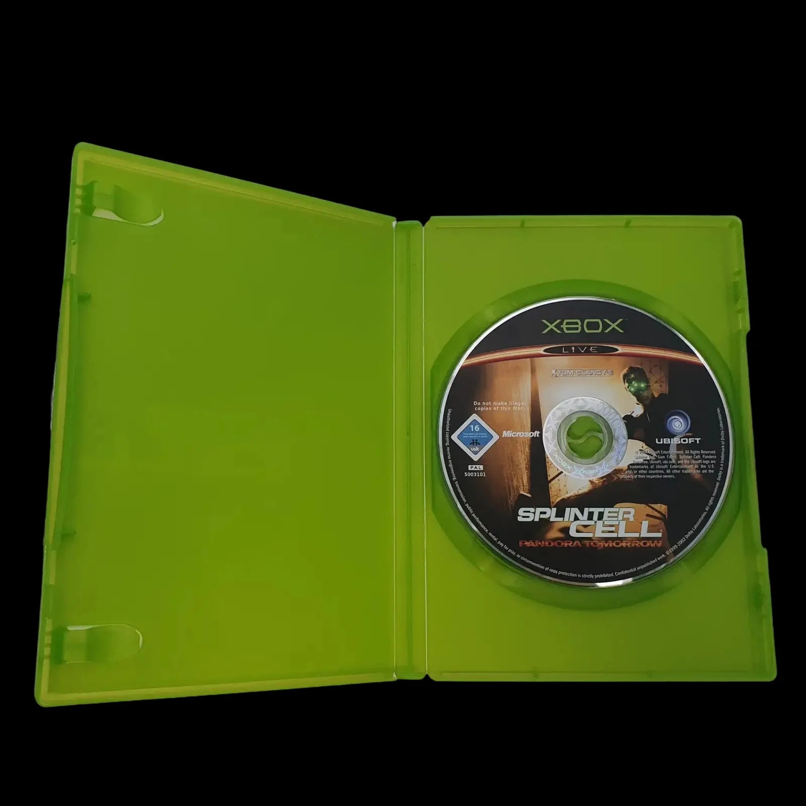 Tom Clancy’s Splinter Cell Xbox Original Ubisoft 2002