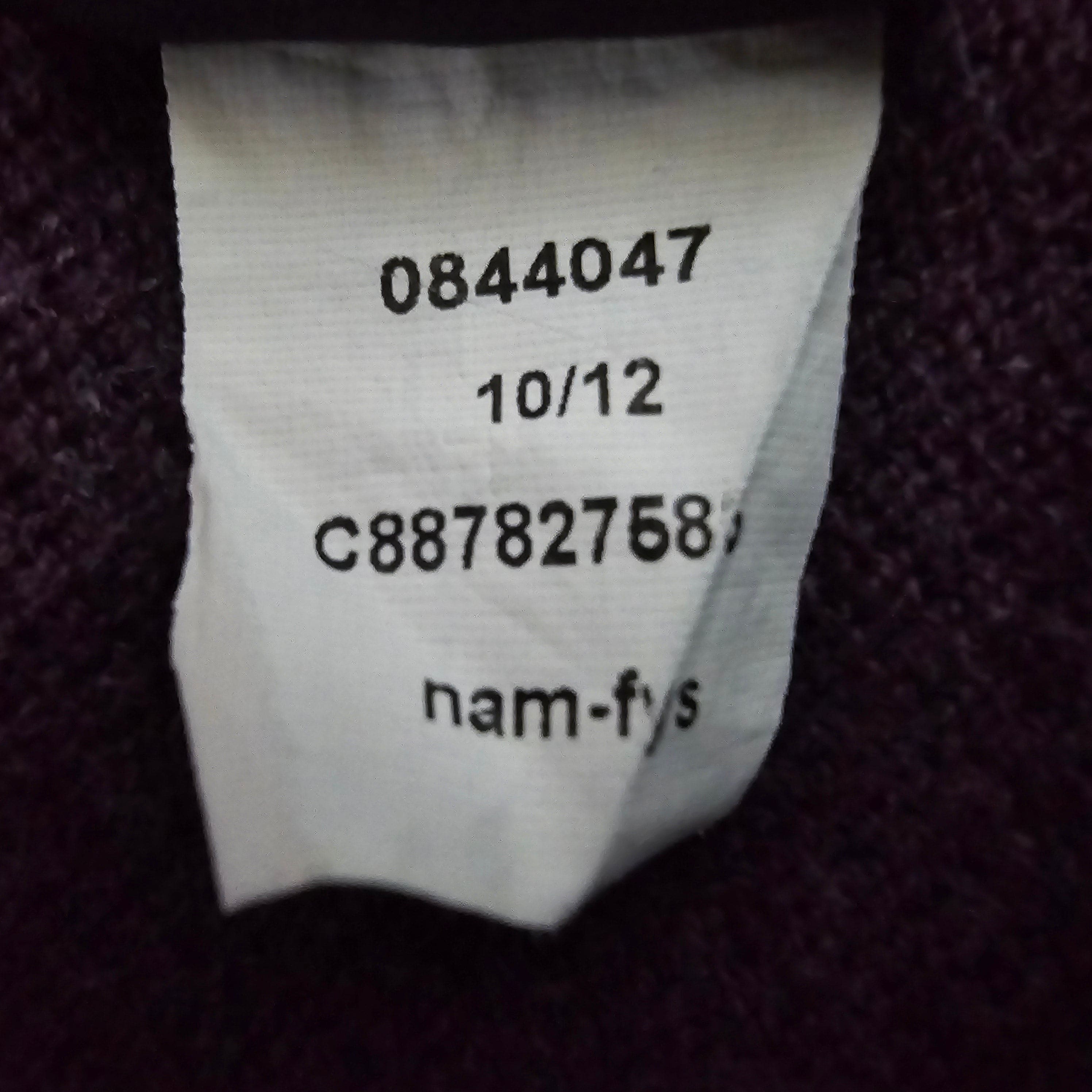 Tommy Hilfiger Purple V Neck Mens Thin Jumper UK Medium