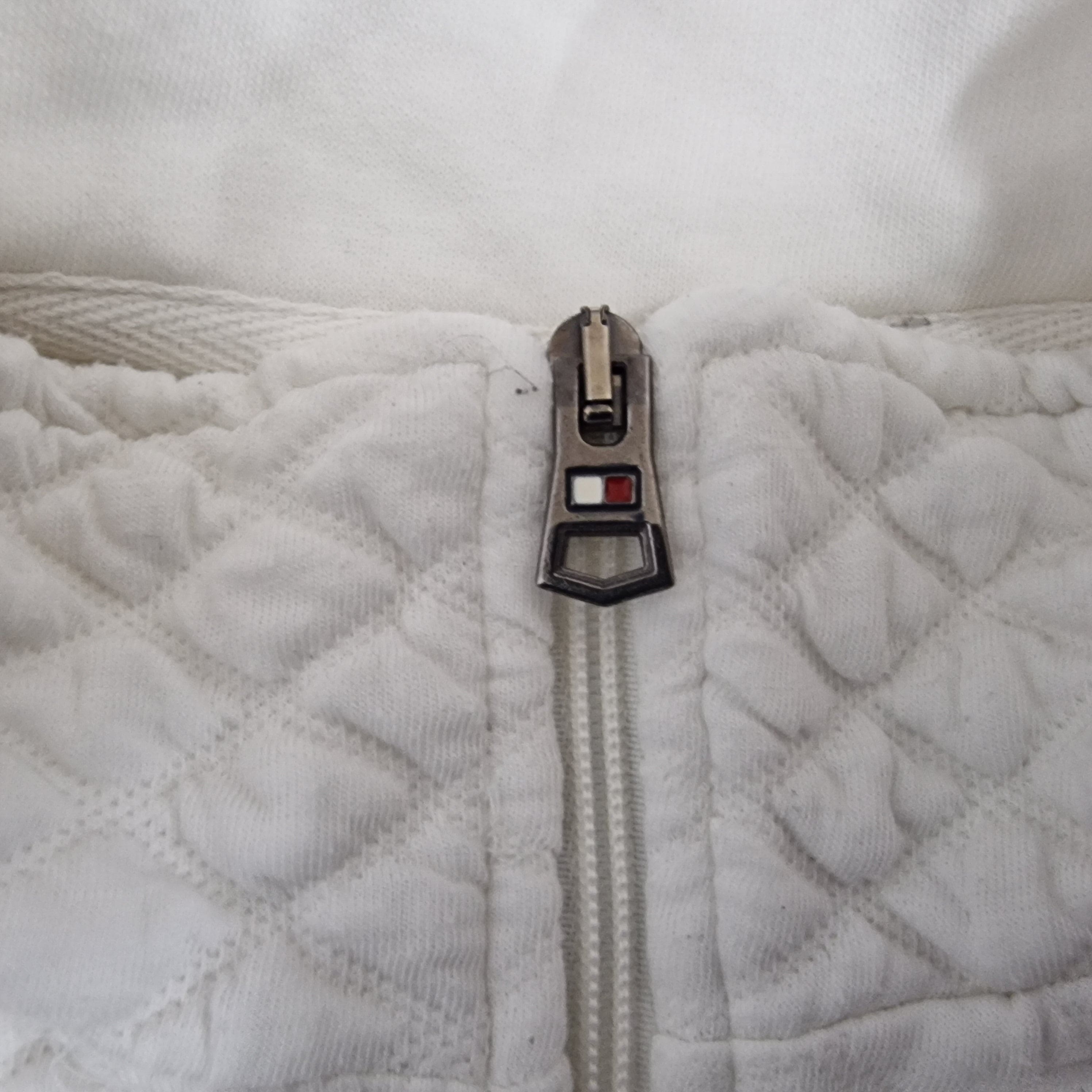 Tommy Hilfiger Womens White Quilted Jacket UK XL