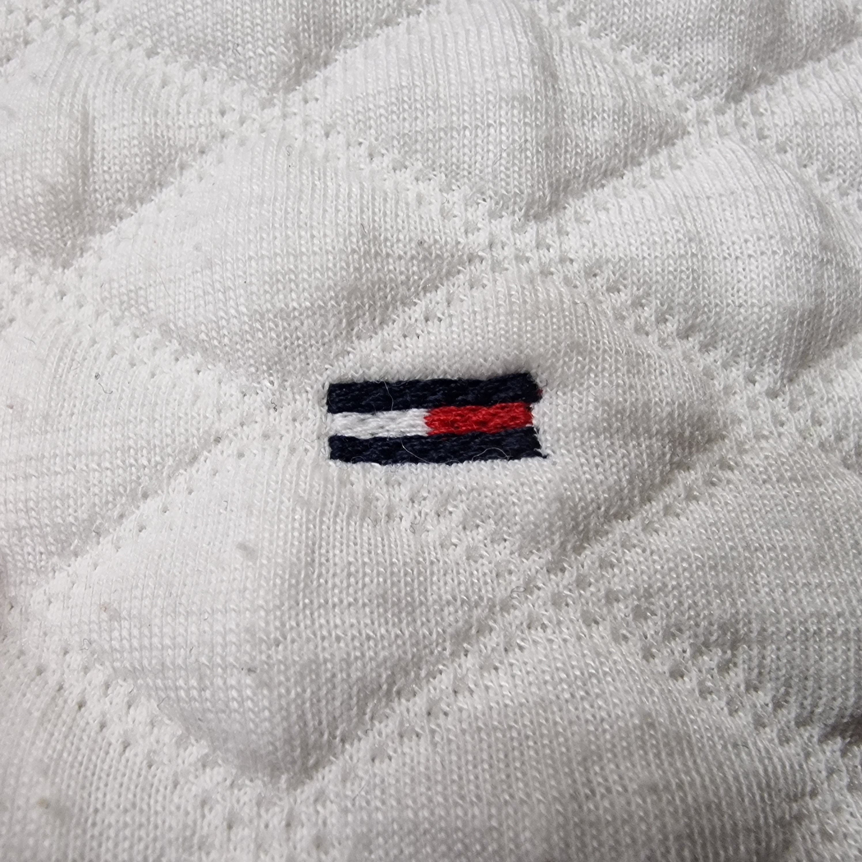 Tommy Hilfiger Womens White Quilted Jacket UK XL