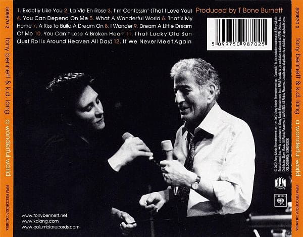 Tony Bennett & K.d. Lang - a Wonderful World (cd Album)