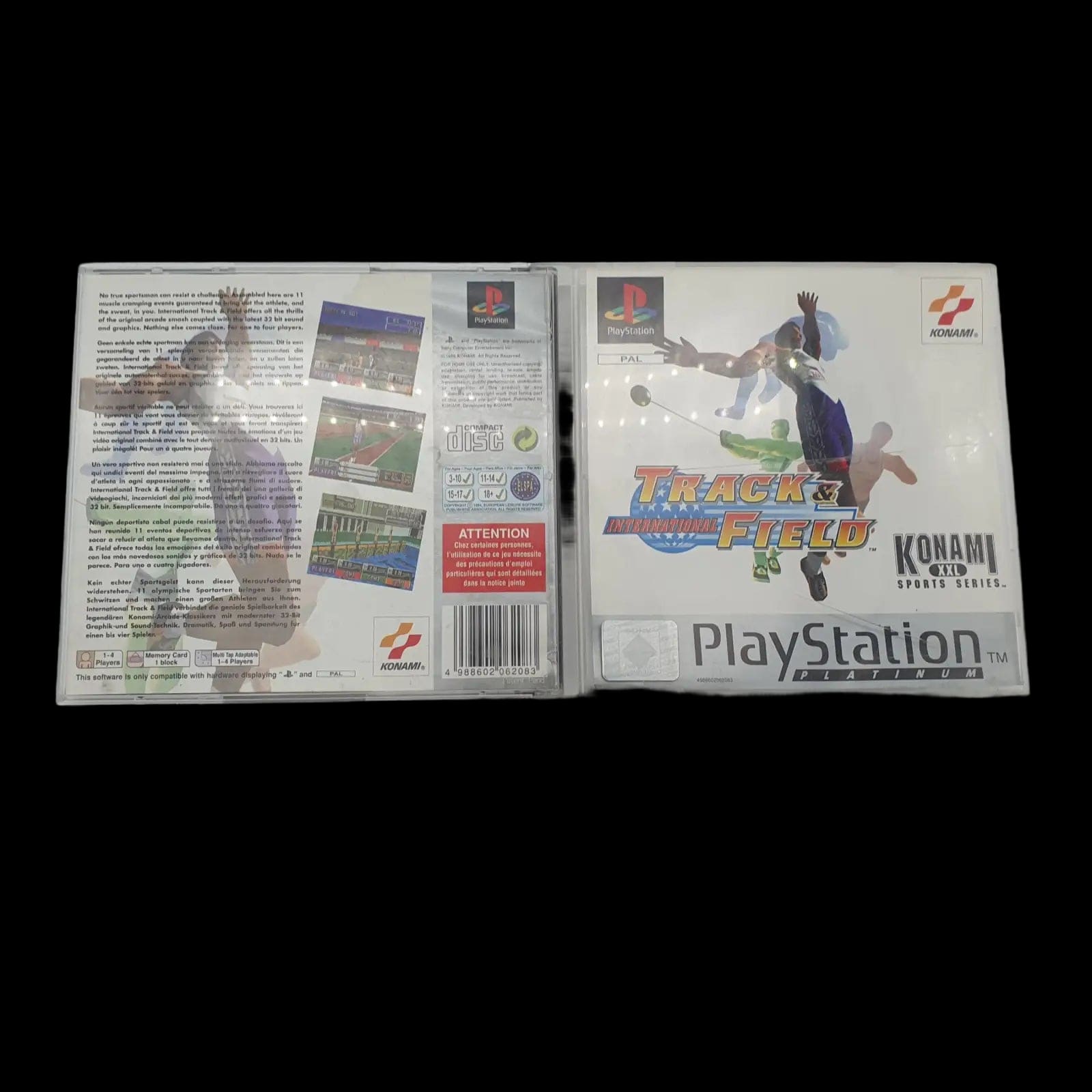 Track Field International Playstation 1 Ps1 Konami 1996