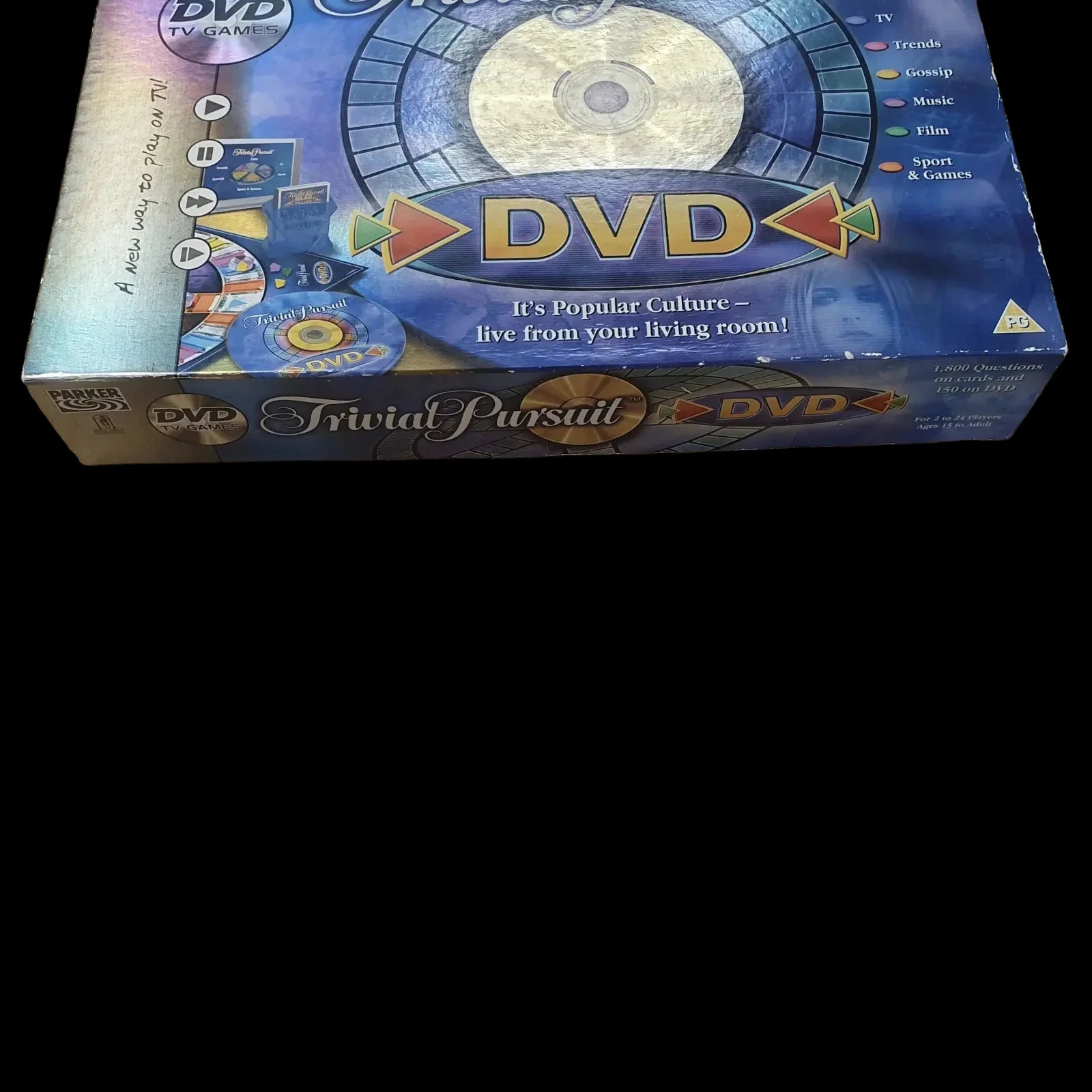 Trivial Pursuit Dvd Boxed Board Game 2004 - Games - Parker