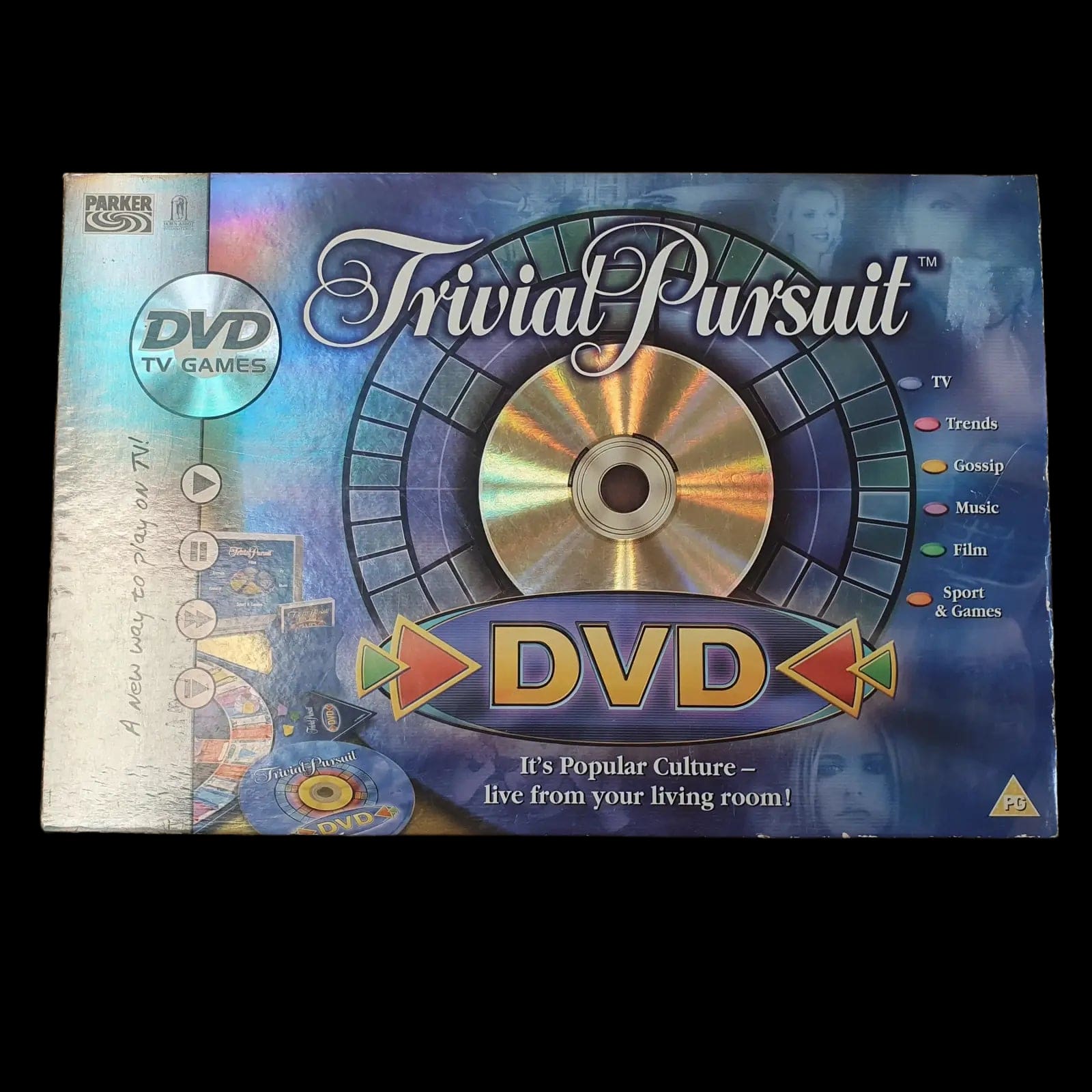 Trivial Pursuit Dvd Boxed Board Game 2004 - Games - Parker