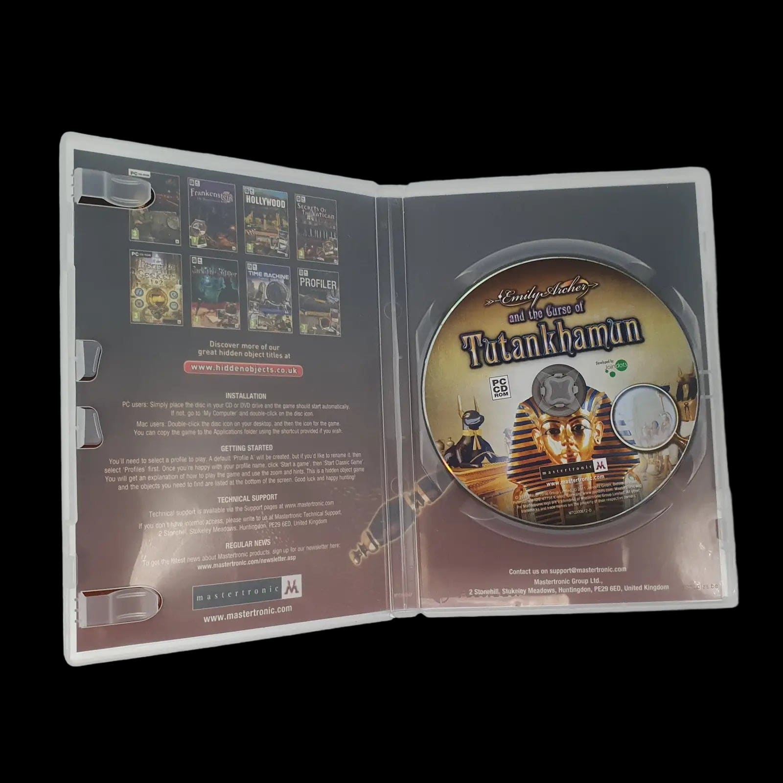 Tutankhamun Pc Mastertronic Video Game 2011 - Games - 3