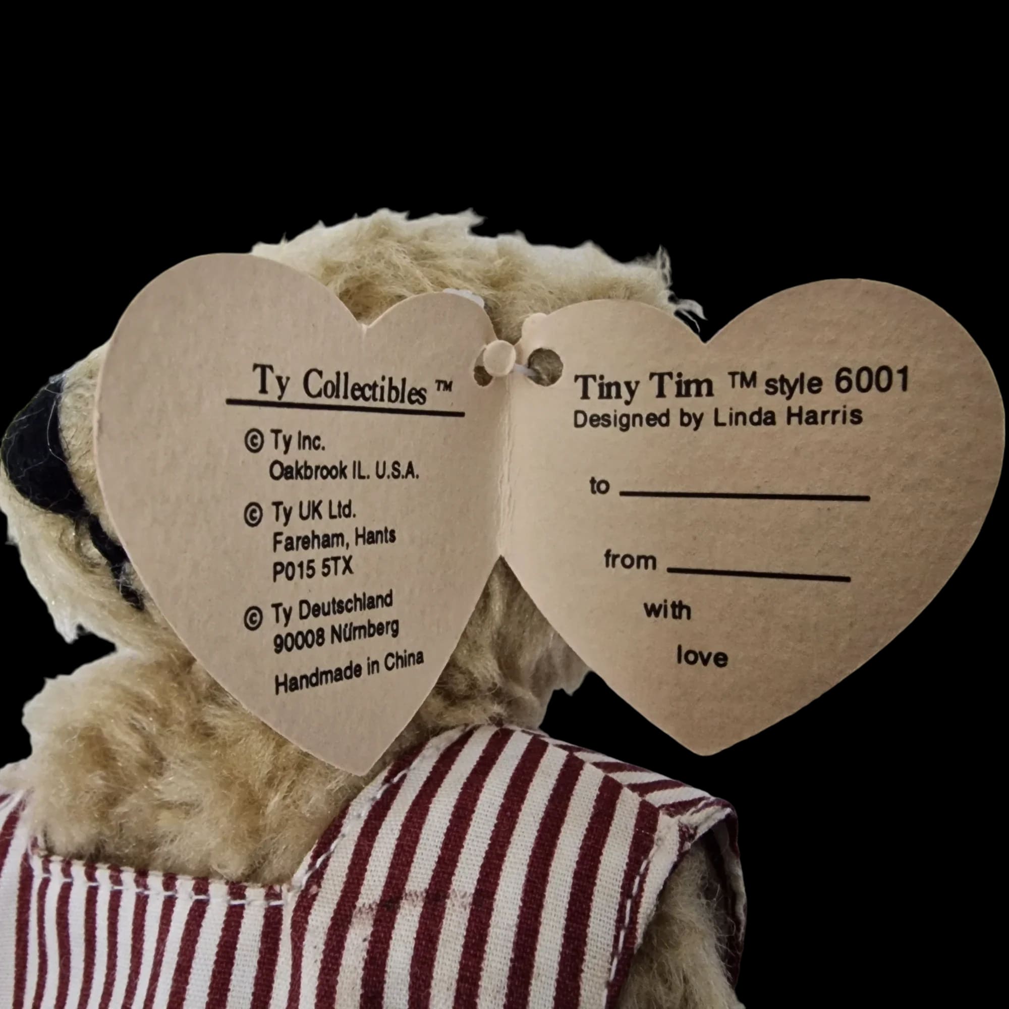 Ty Beanie Babies Baby Bears Attic Treasures Tiny Tim 1993