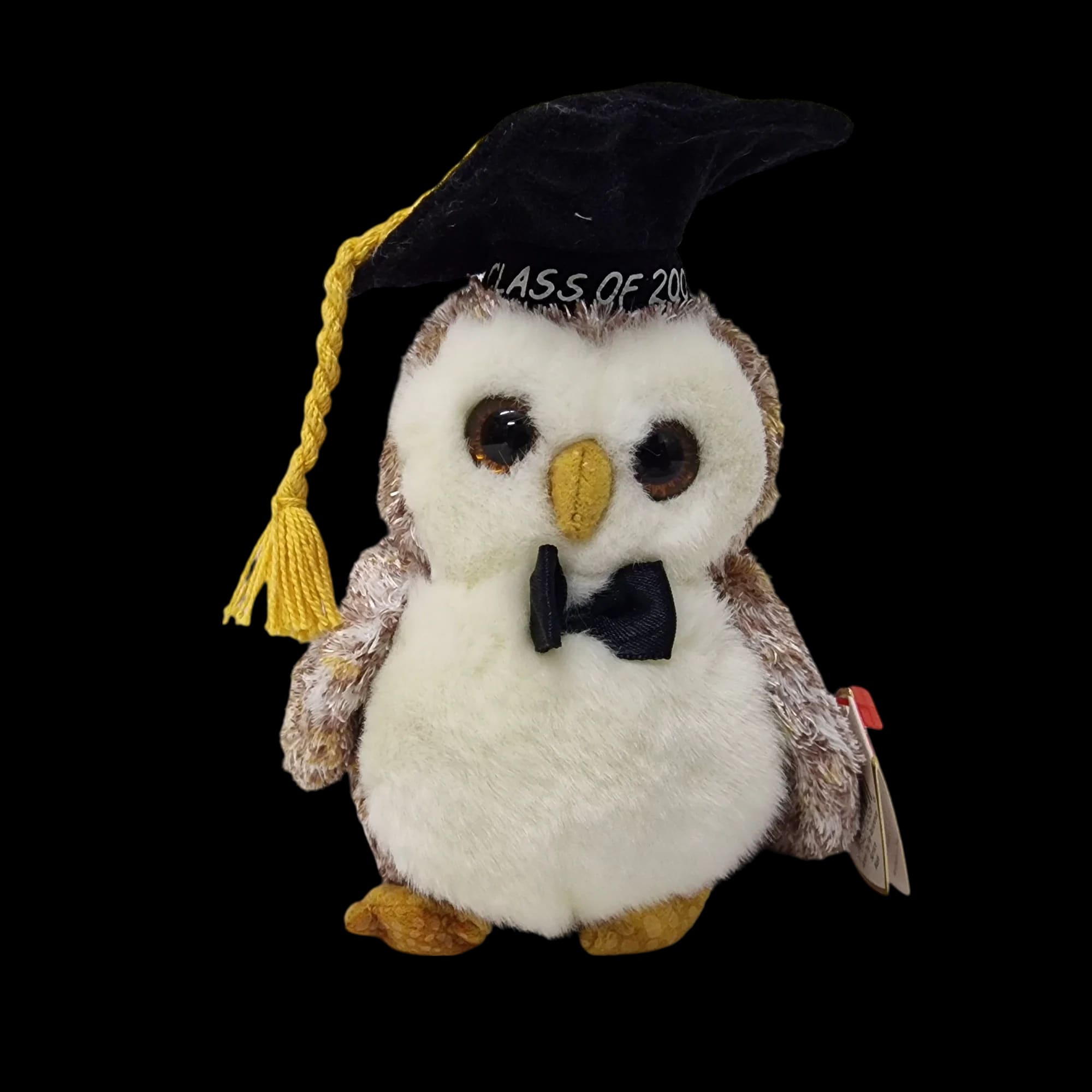 Ty Beanie Babies Baby Bears Smarter Graduation Owl 2002