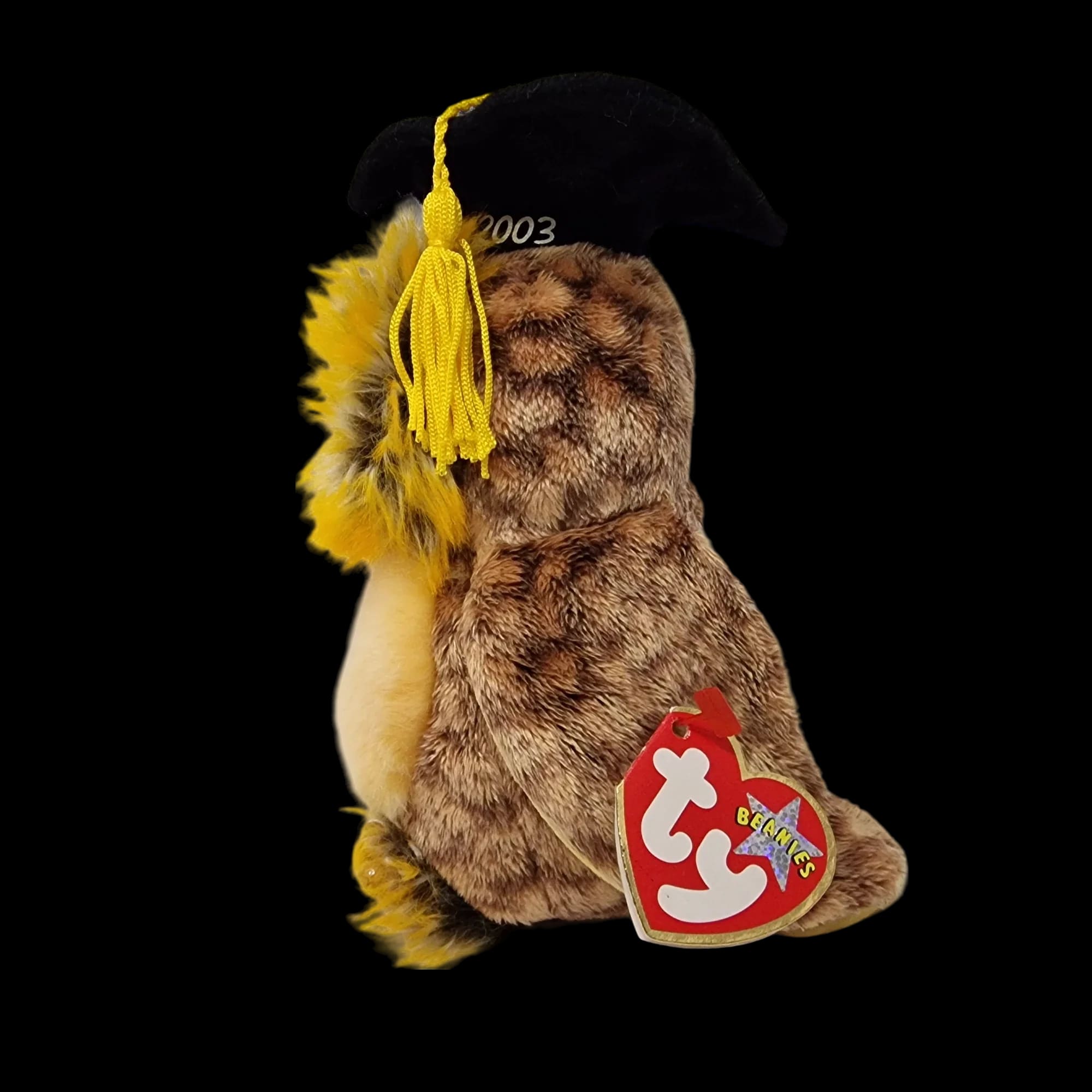 Ty Beanie Babies Baby Bears Smartest Graduation Owl 2002