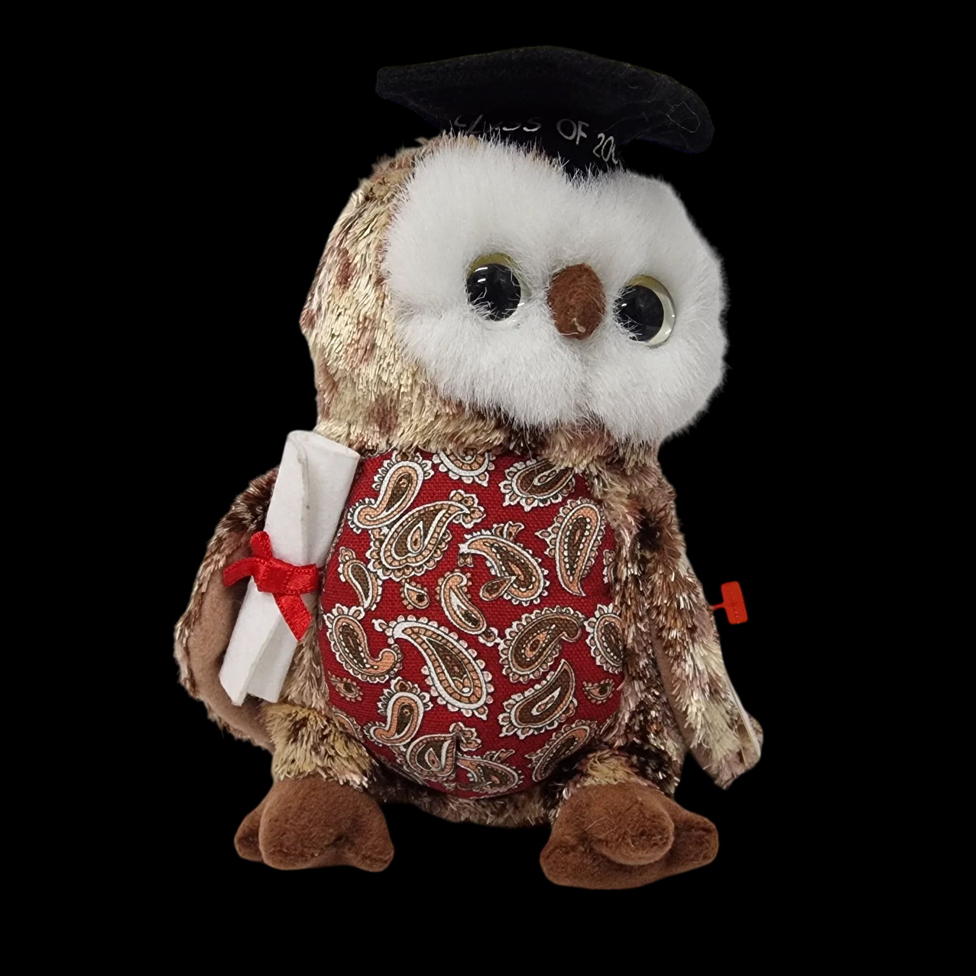 Ty Beanie Babies Baby Bears Smarty Graduation Owl 2004