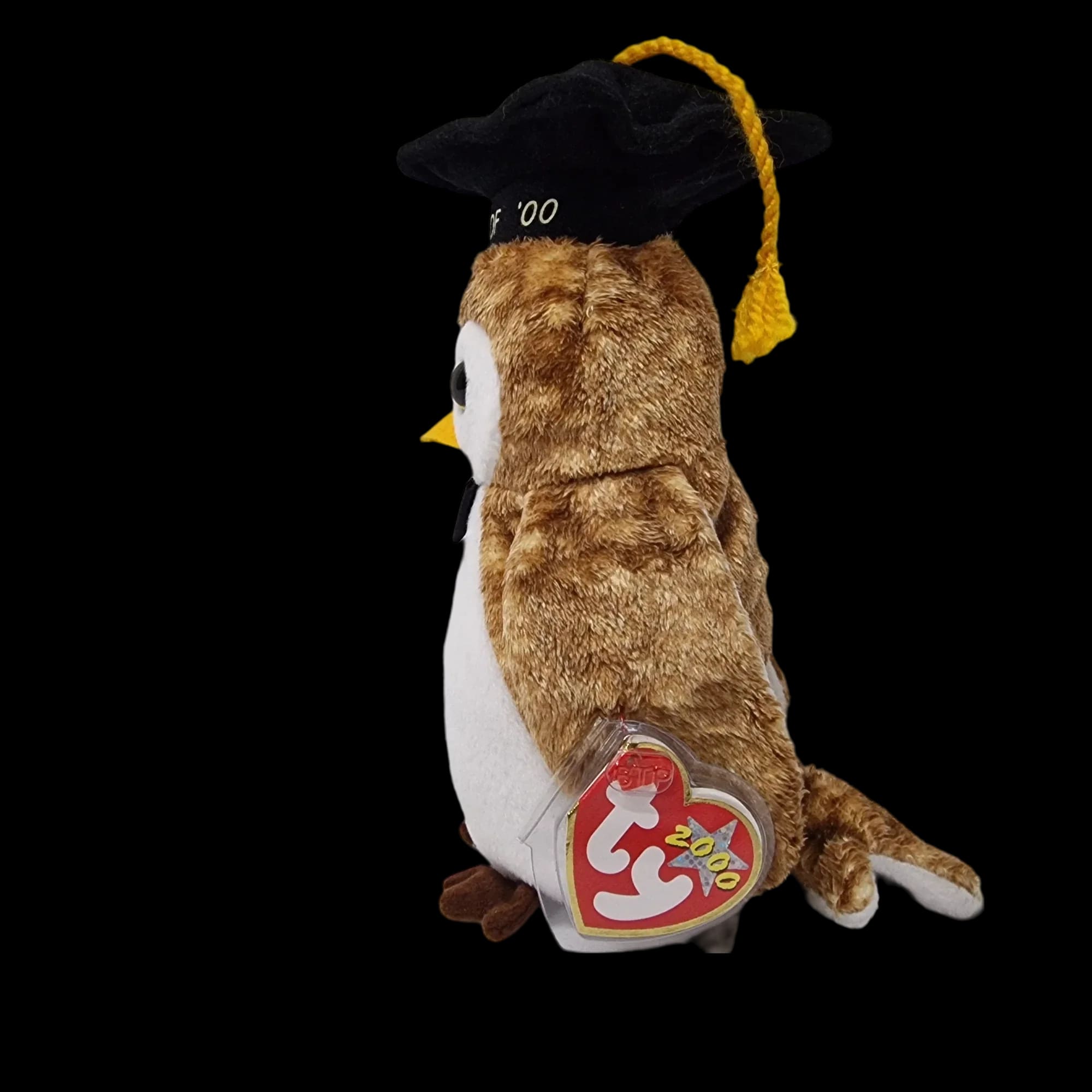 Ty Beanie Babies Baby Bears Wisest Graduation Owl 2000