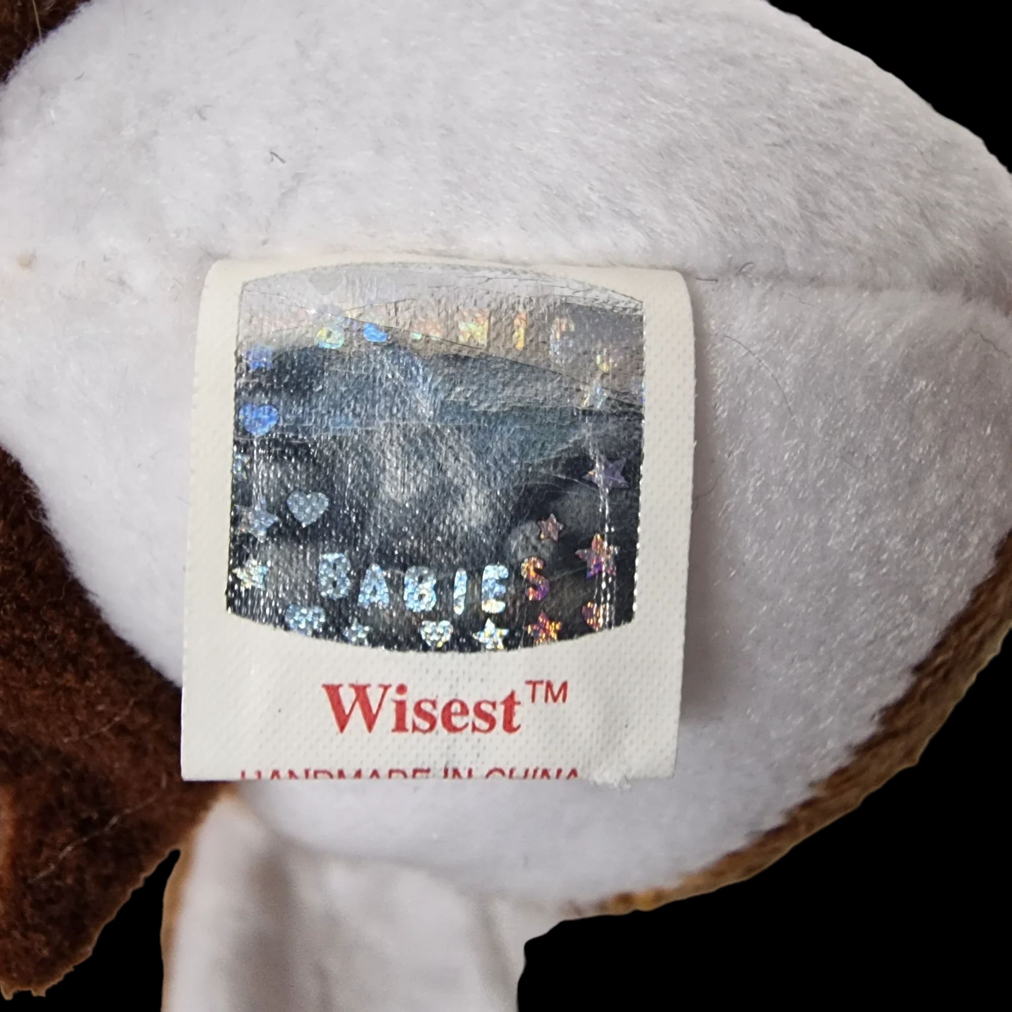 Ty Beanie Babies Baby Bears Wisest Graduation Owl 2000