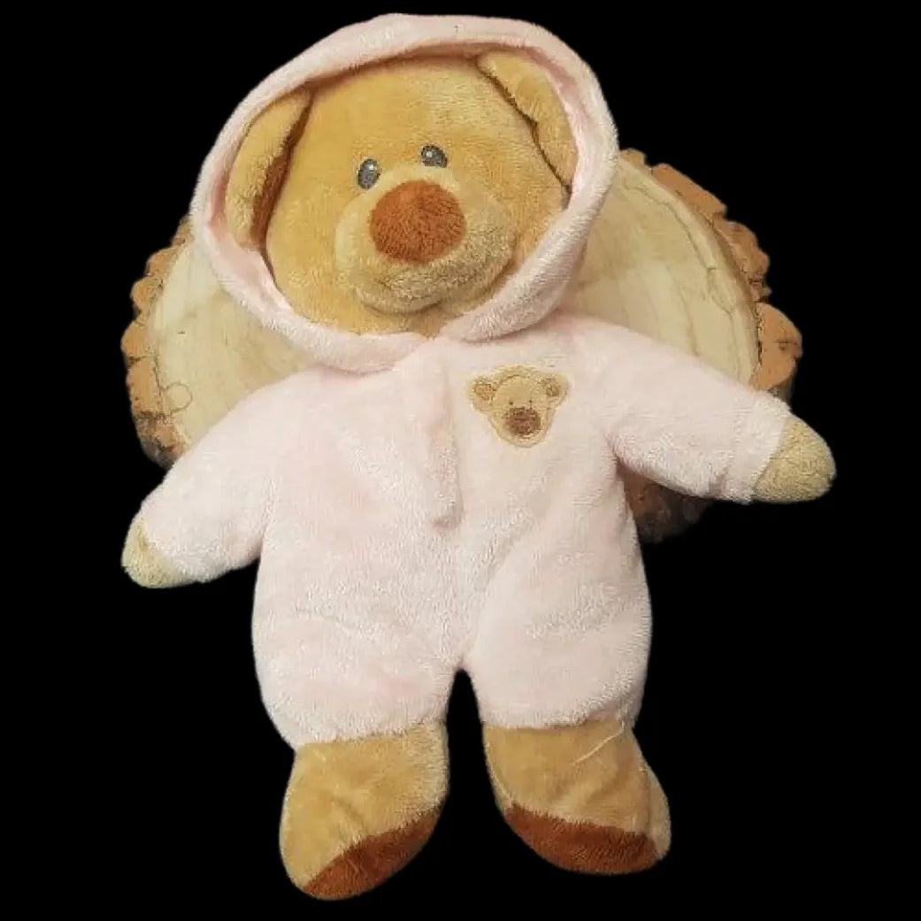 TY Beanie Baby Teddy Bear Wearing Pink Outfit Plush Soft