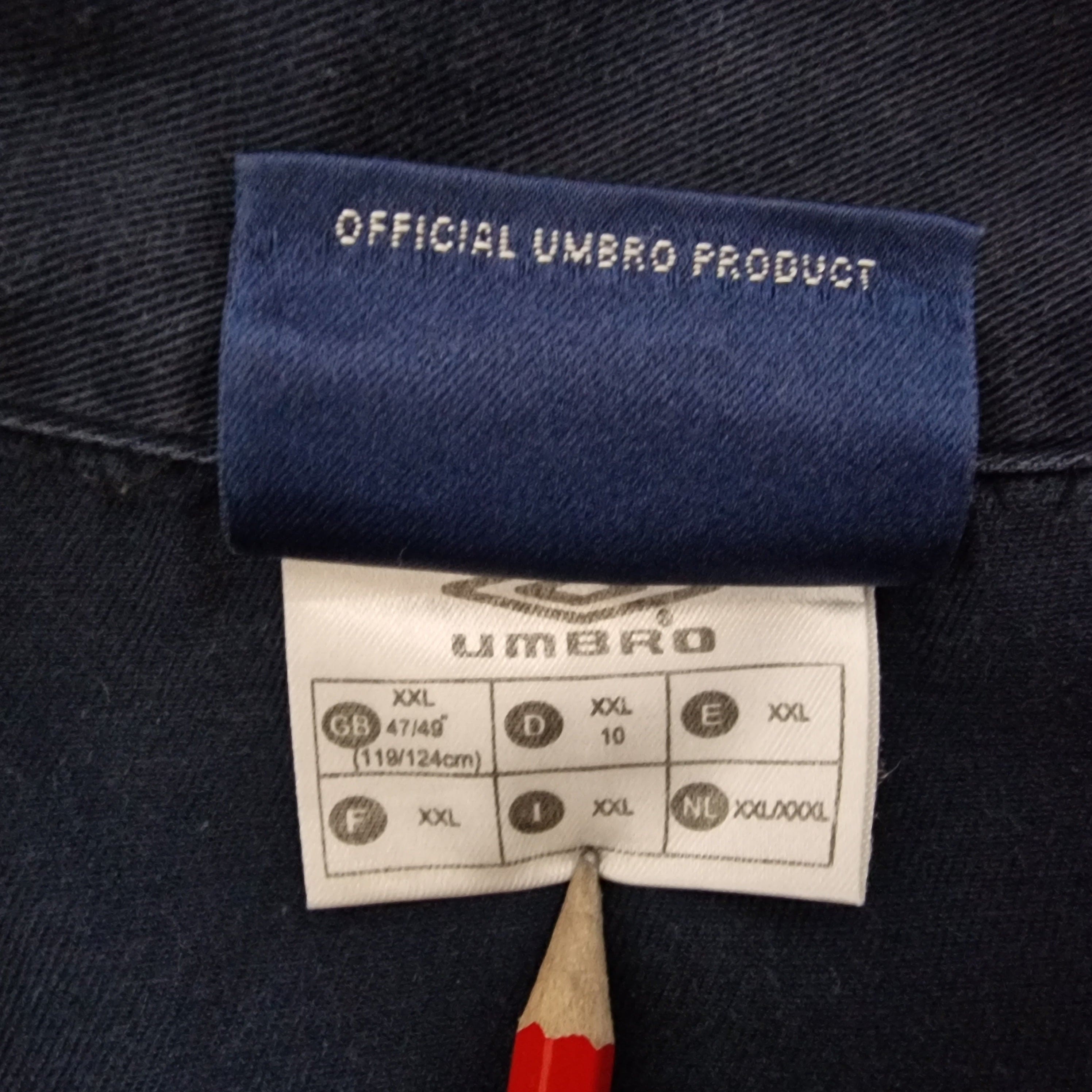 Umbro Blue Drill Jumper UK 2XL Vintage - Jumpers - 14 - 3345