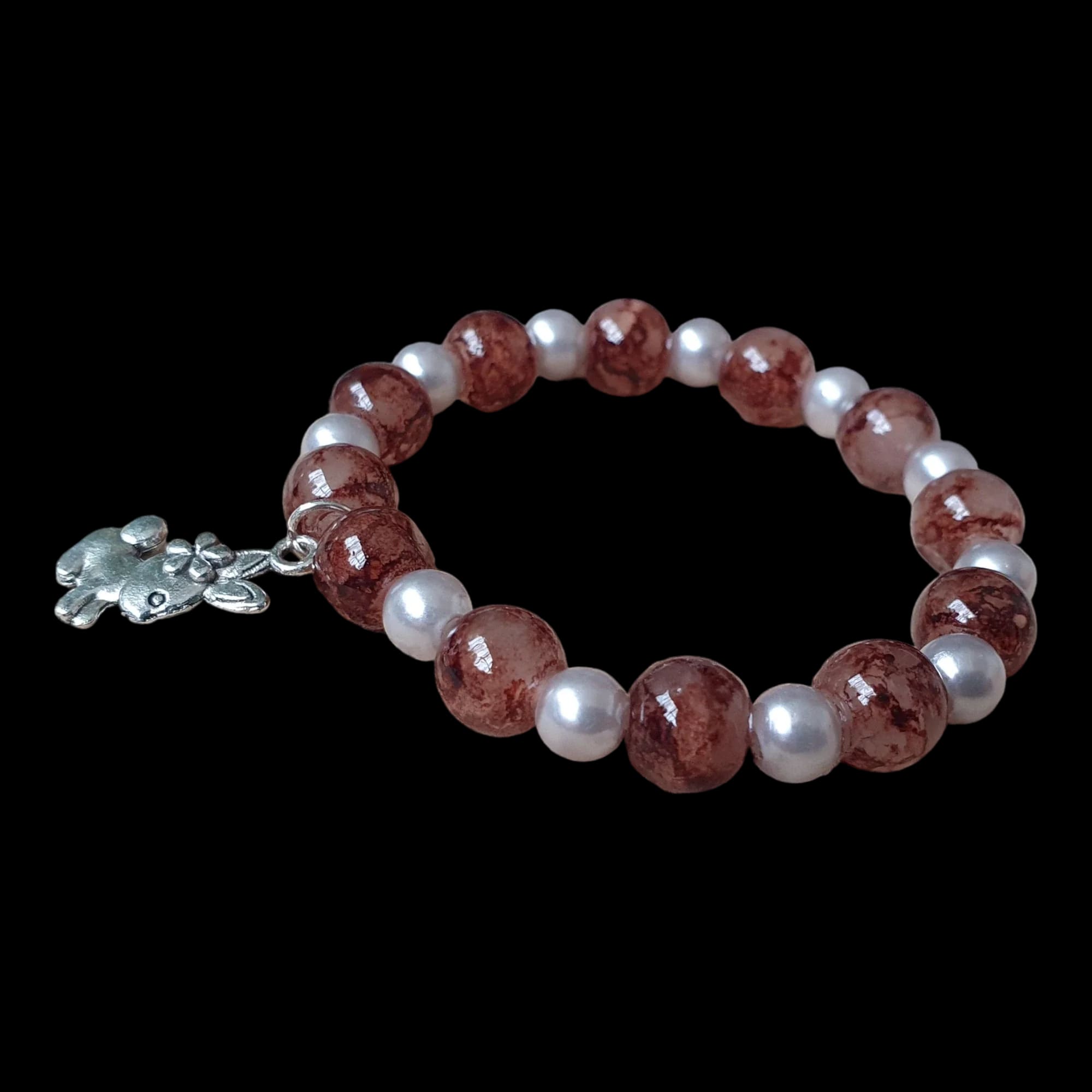 Unique Hand Made Beaded Stretch Children’s Bracelet