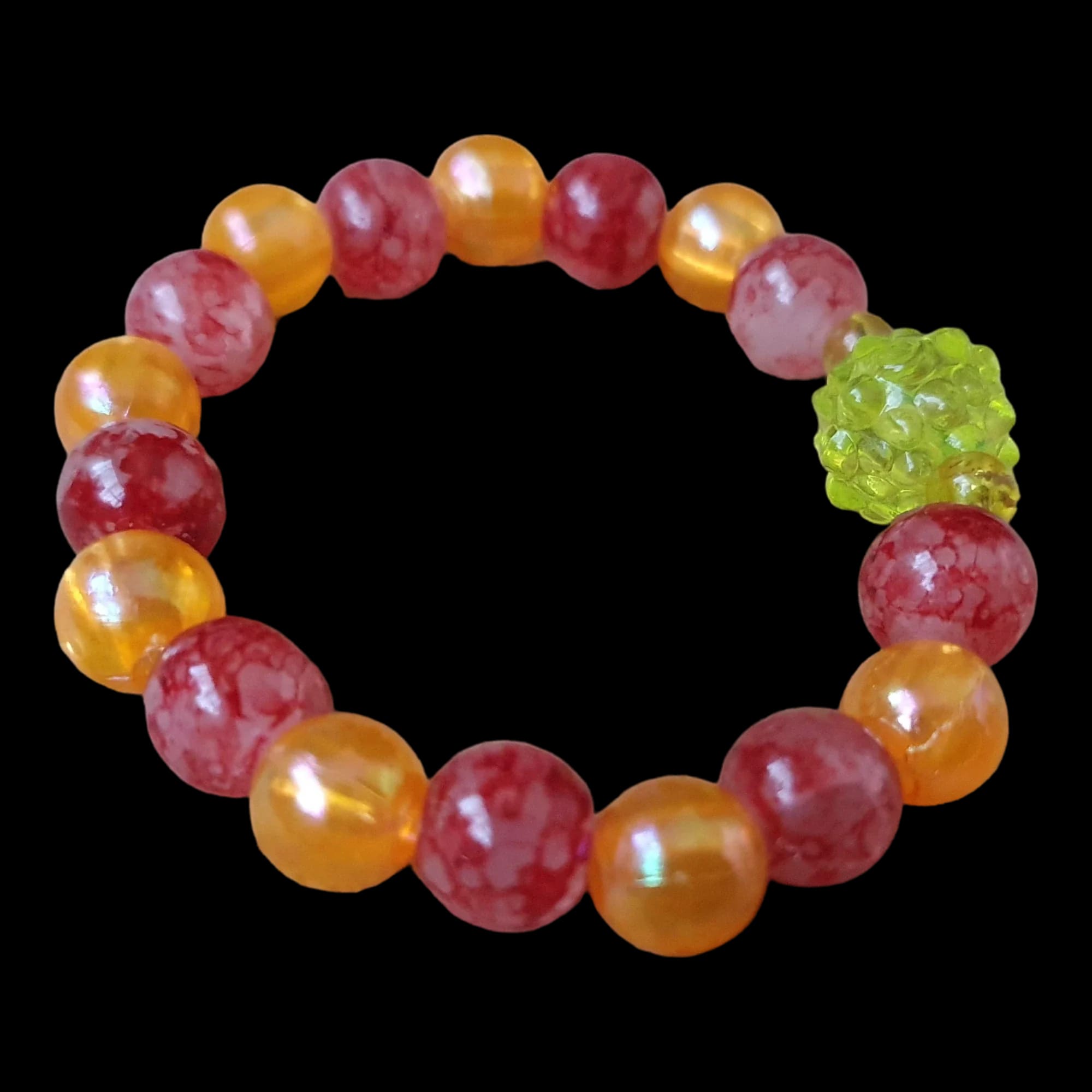 Unique Hand Made Beaded Stretch Children’s Bracelet