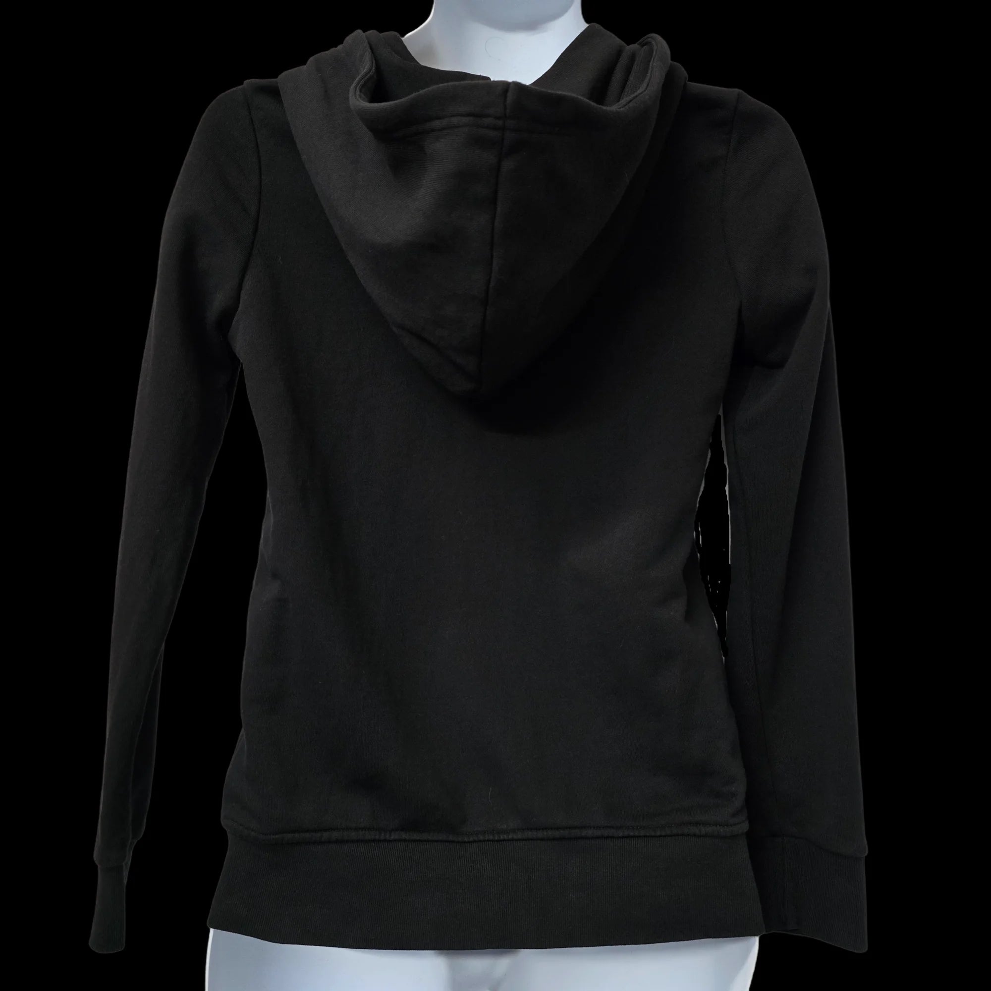 Unisex Adidas Black Full Zip Hoodie UK 10 - Hoodies - 2