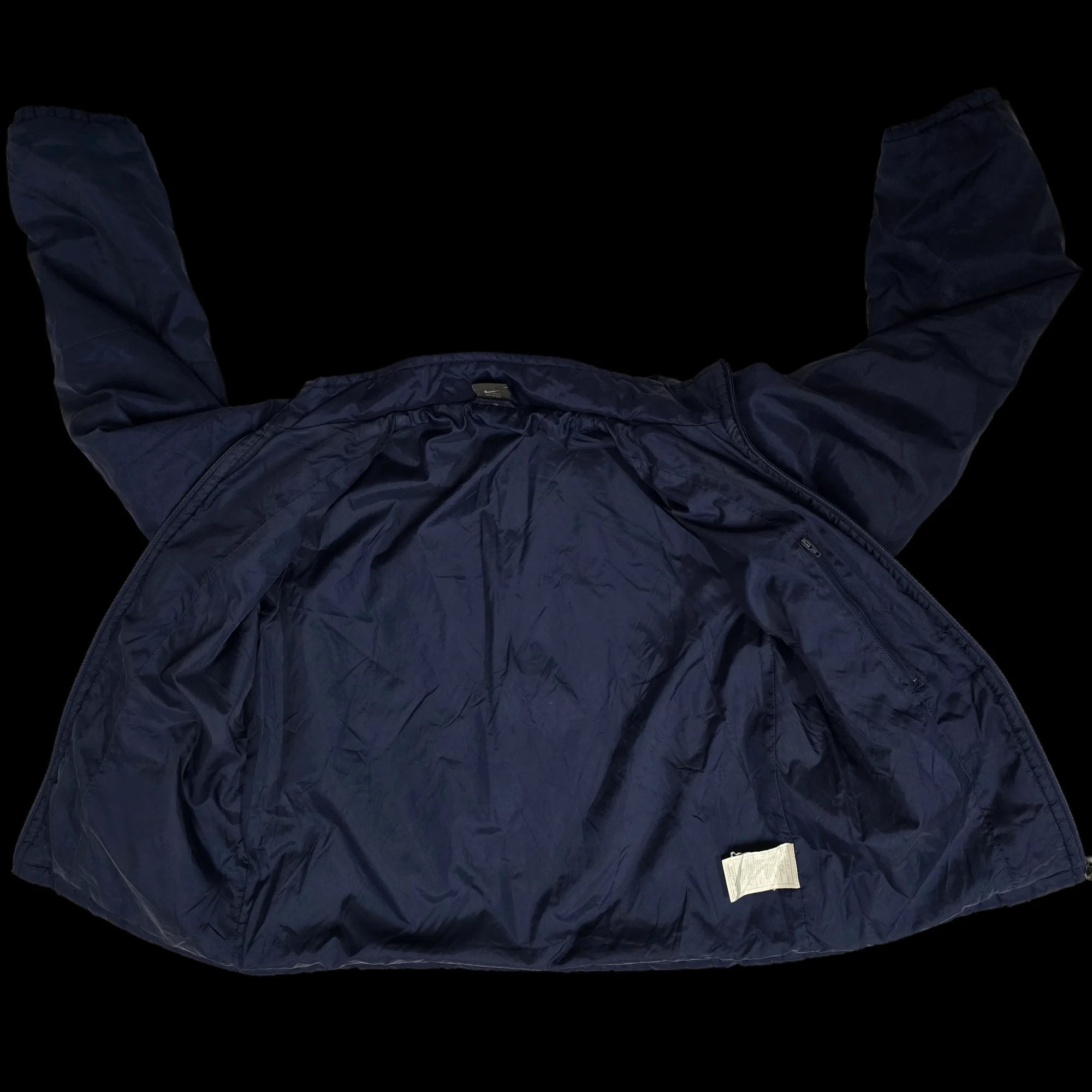 Unisex Nike Blue Bomber Jacket Coat UK Large - 6 - 3465