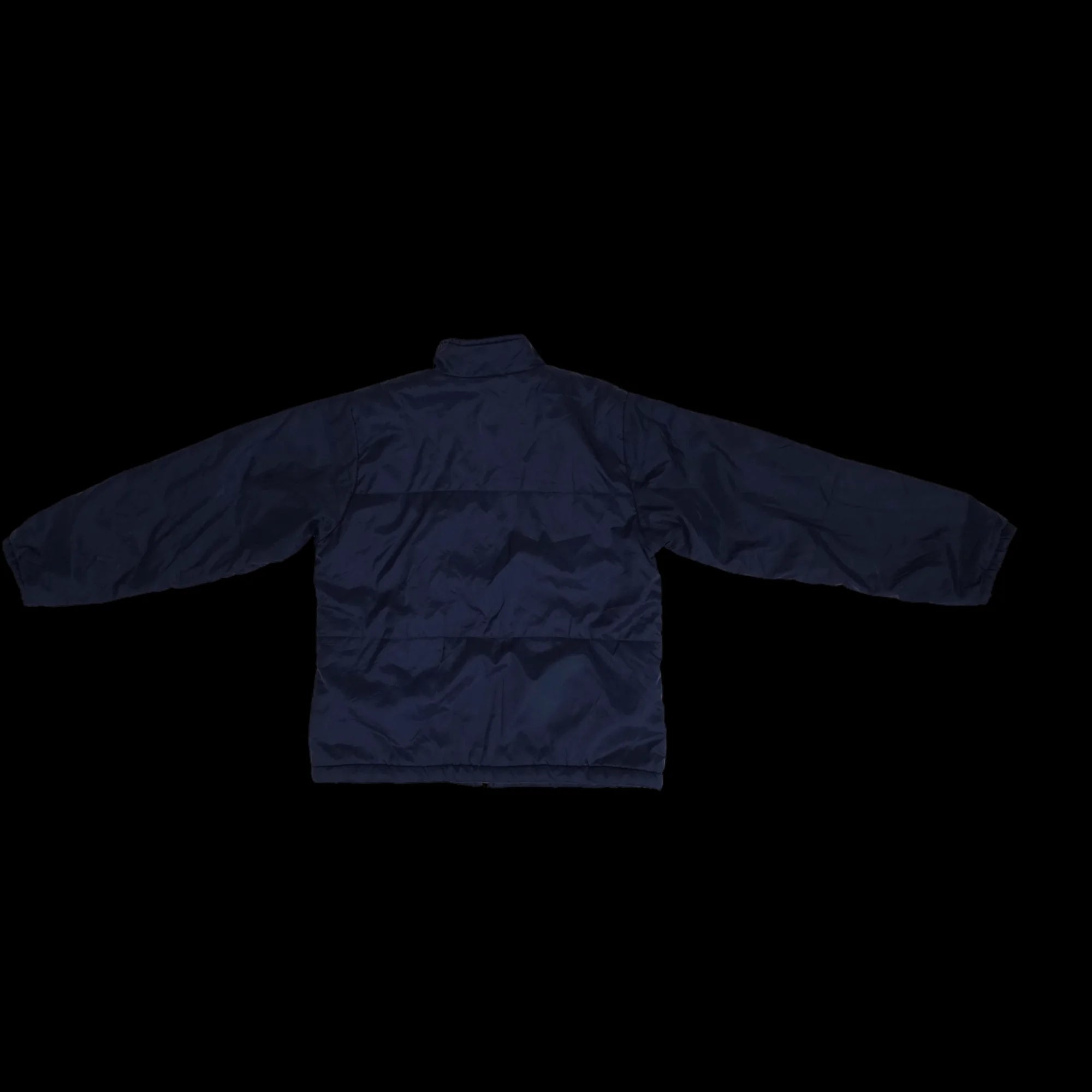 Unisex Nike Blue Bomber Jacket Coat UK Large - 5 - 3465