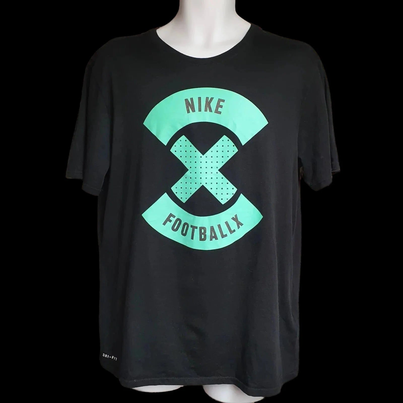 Unisex Nike Football x Black T-shirt Uk Large - T-Shirts