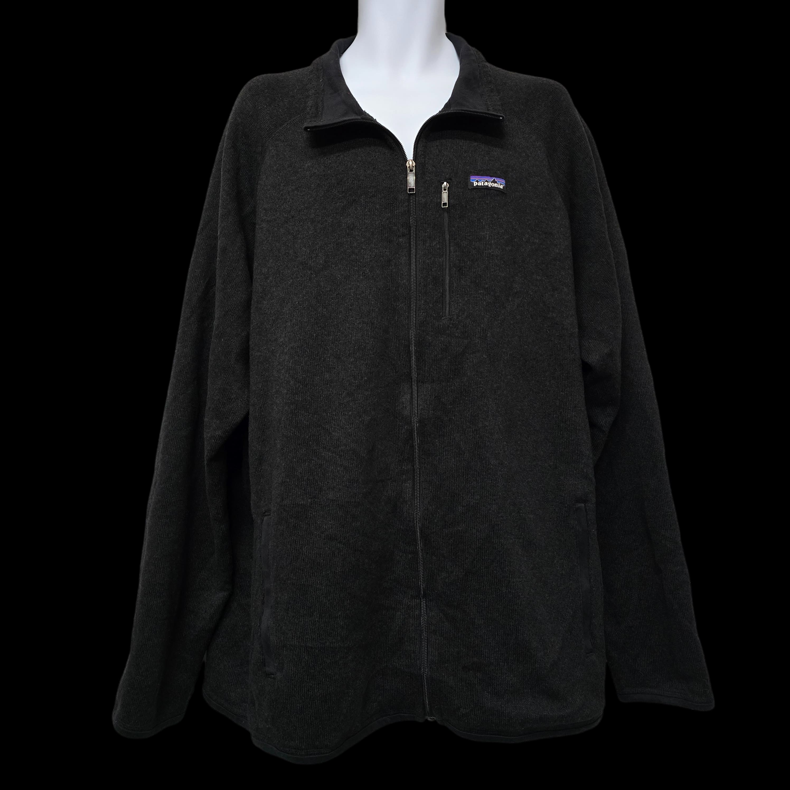 Unisex Patagonia Charcoal Fleece Jacket UK 3XL - Coats &