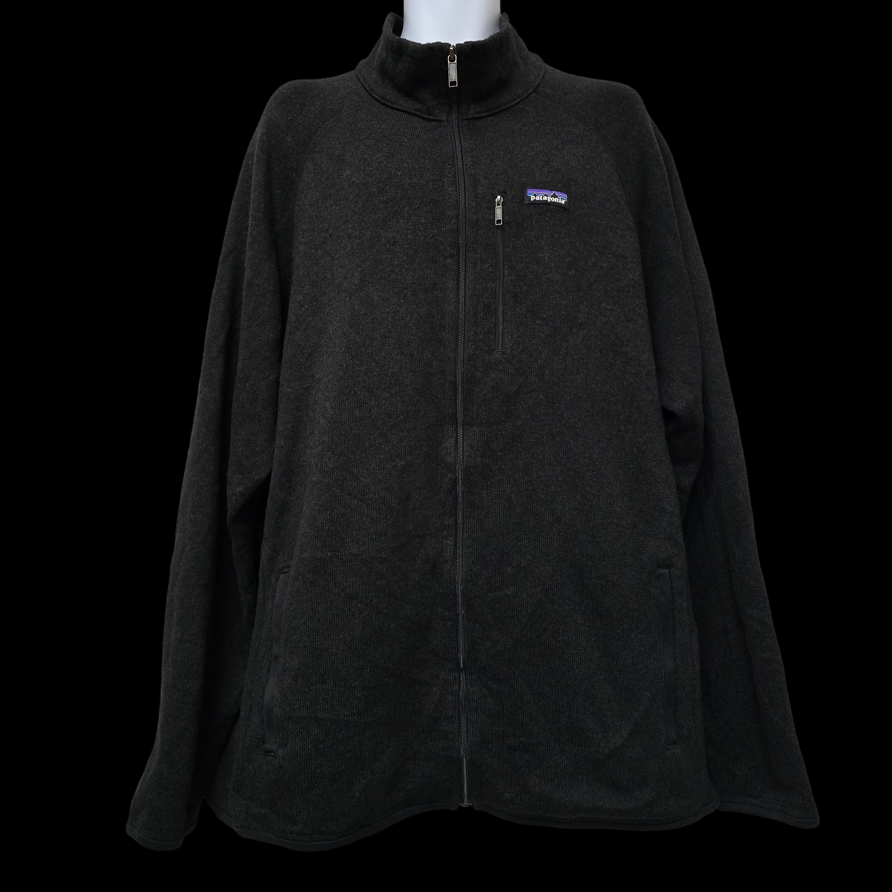 Unisex Patagonia Charcoal Fleece Jacket UK 3XL - Coats &