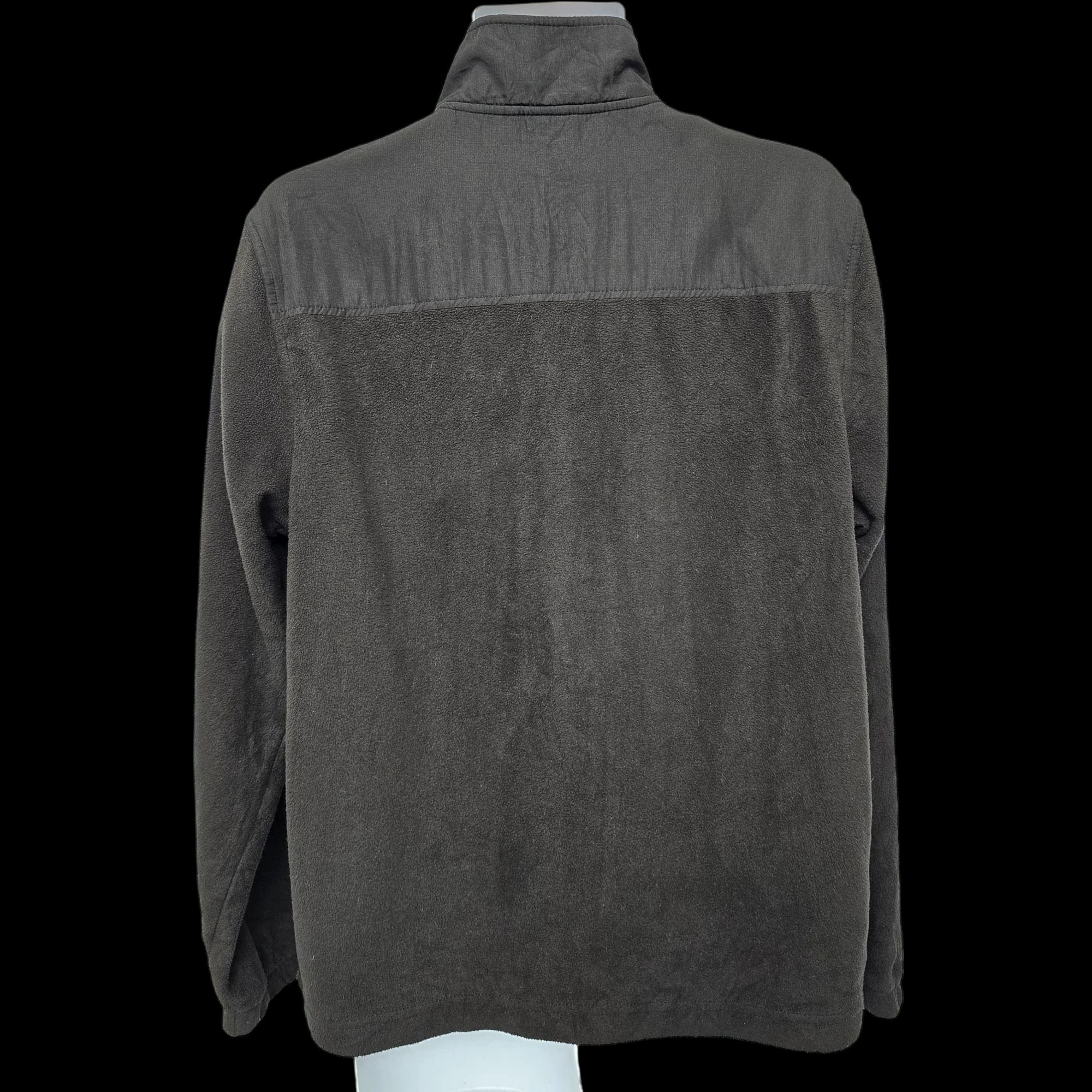 Unisex Starter Black Fleece Jacket UK Medium - Coats &