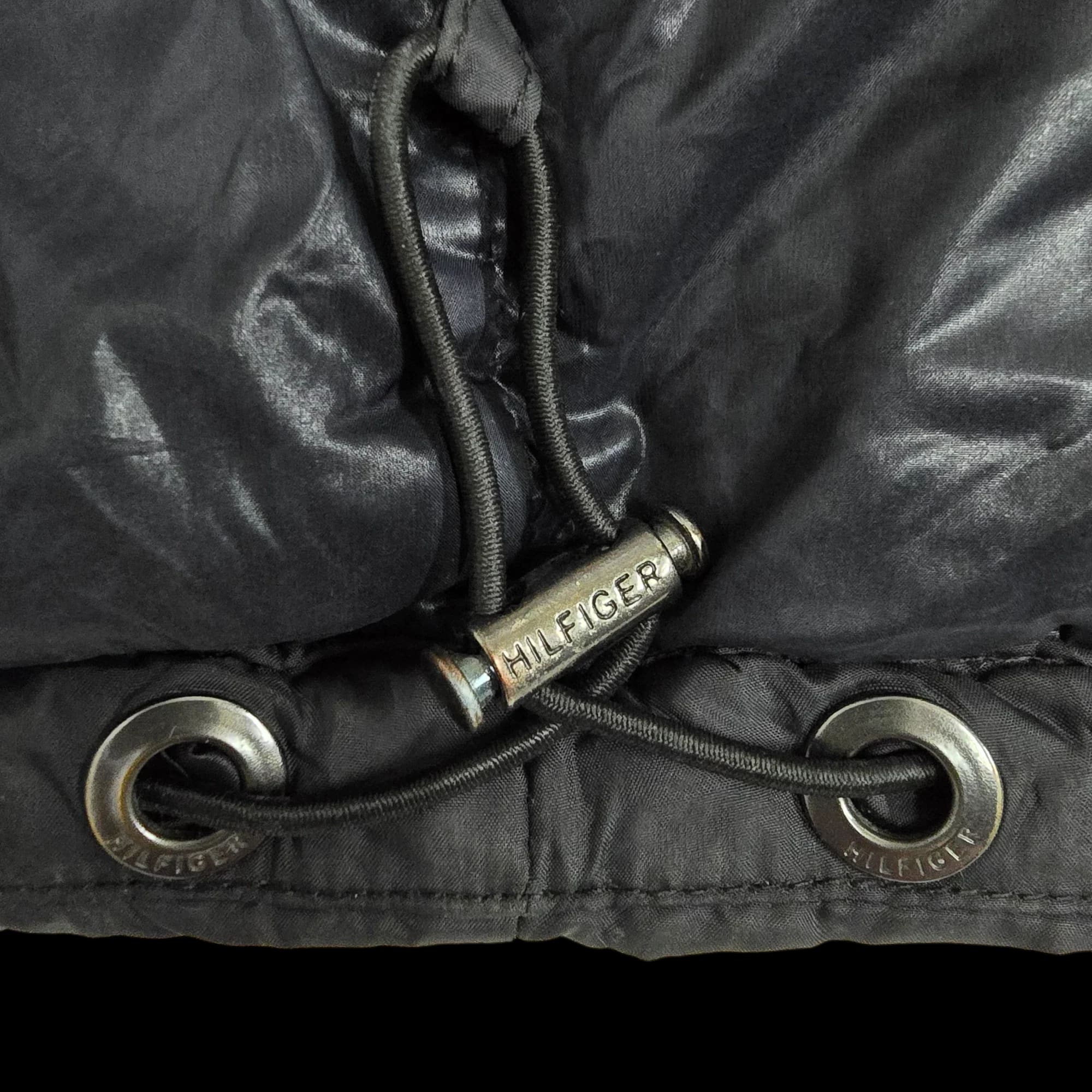 Unisex Tommy Hilfiger Black Gilet Jacket UK Small - 11