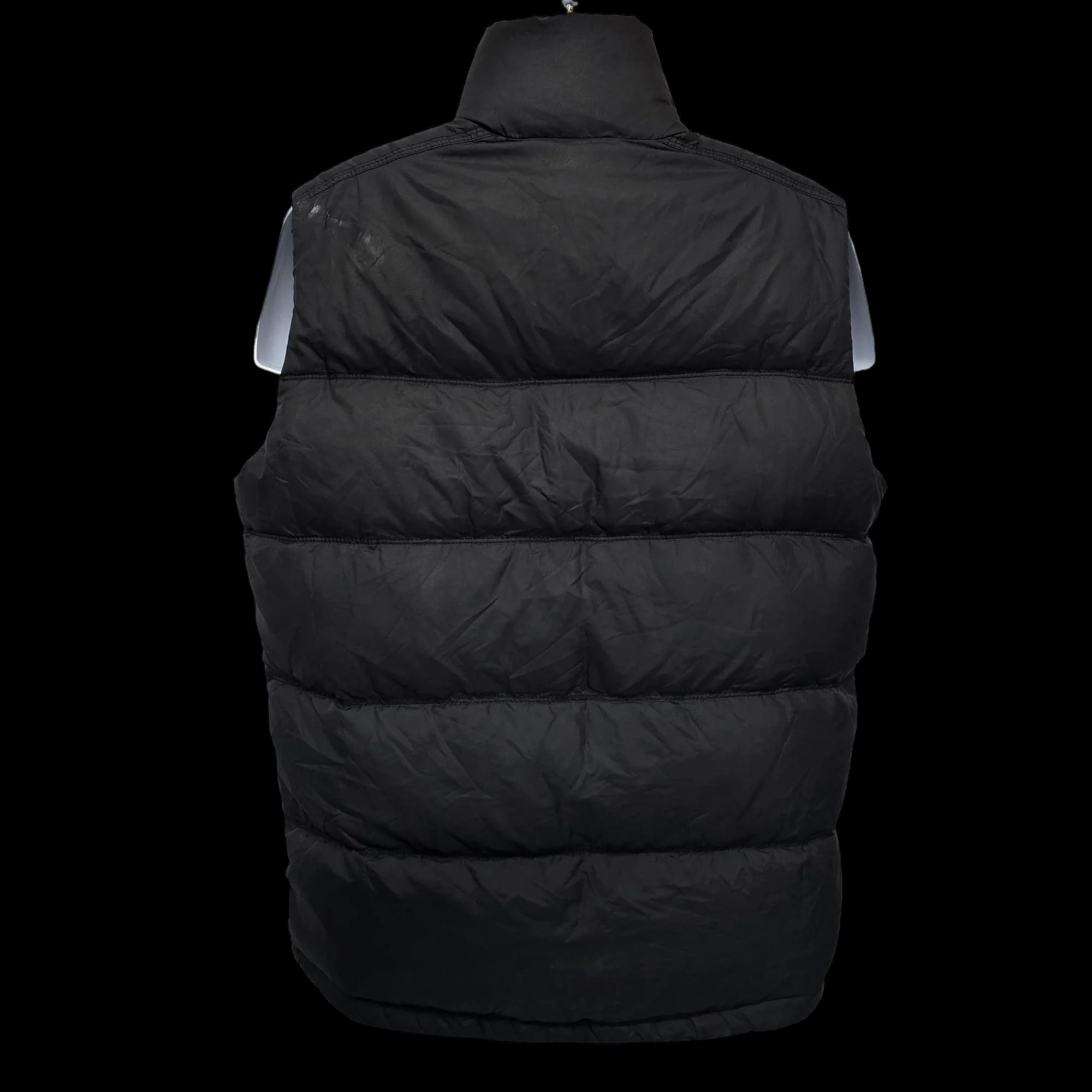 Unisex Tommy Hilfiger Black Gilet Jacket UK Small - 2 - 3464