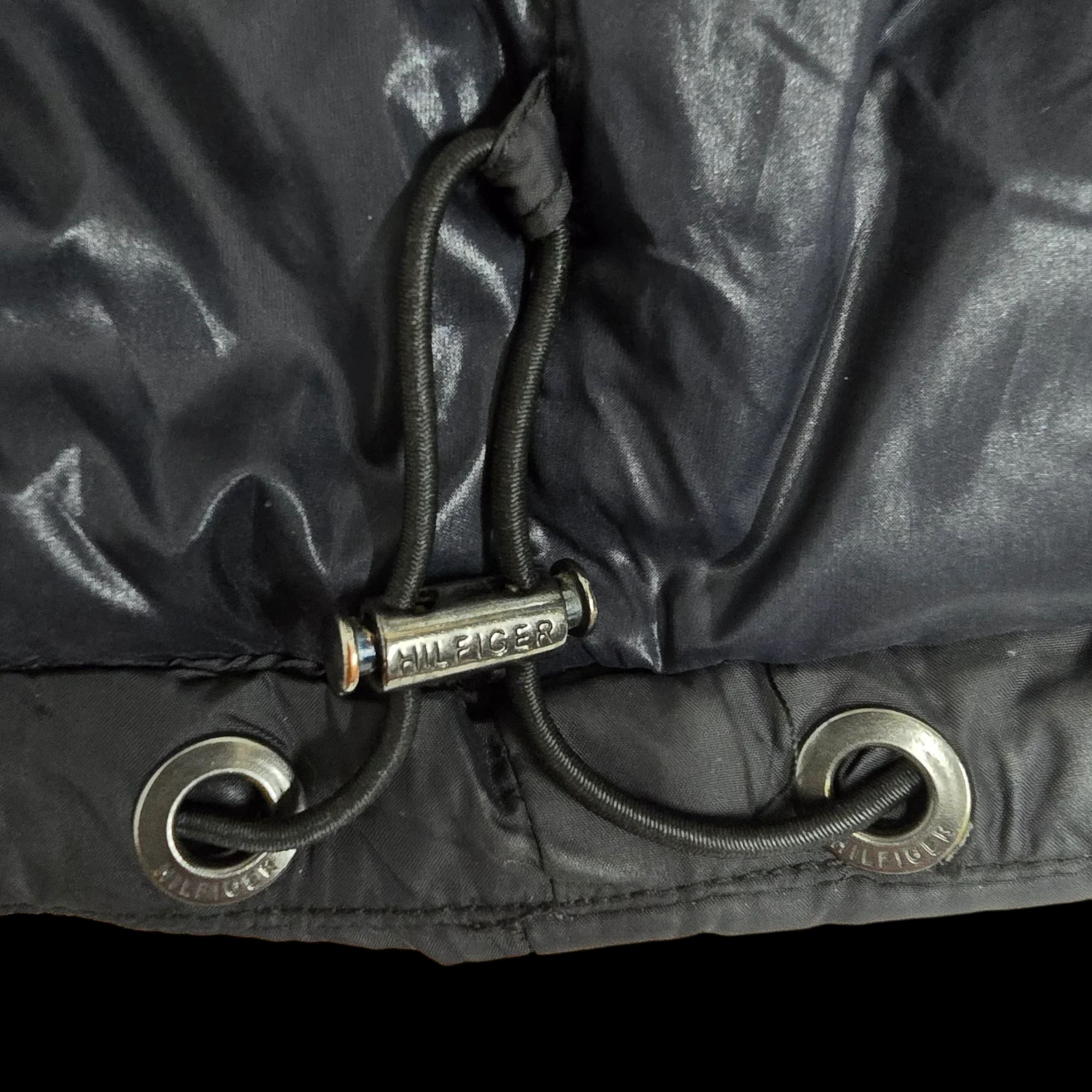 Unisex Tommy Hilfiger Black Gilet Jacket UK Small - 10