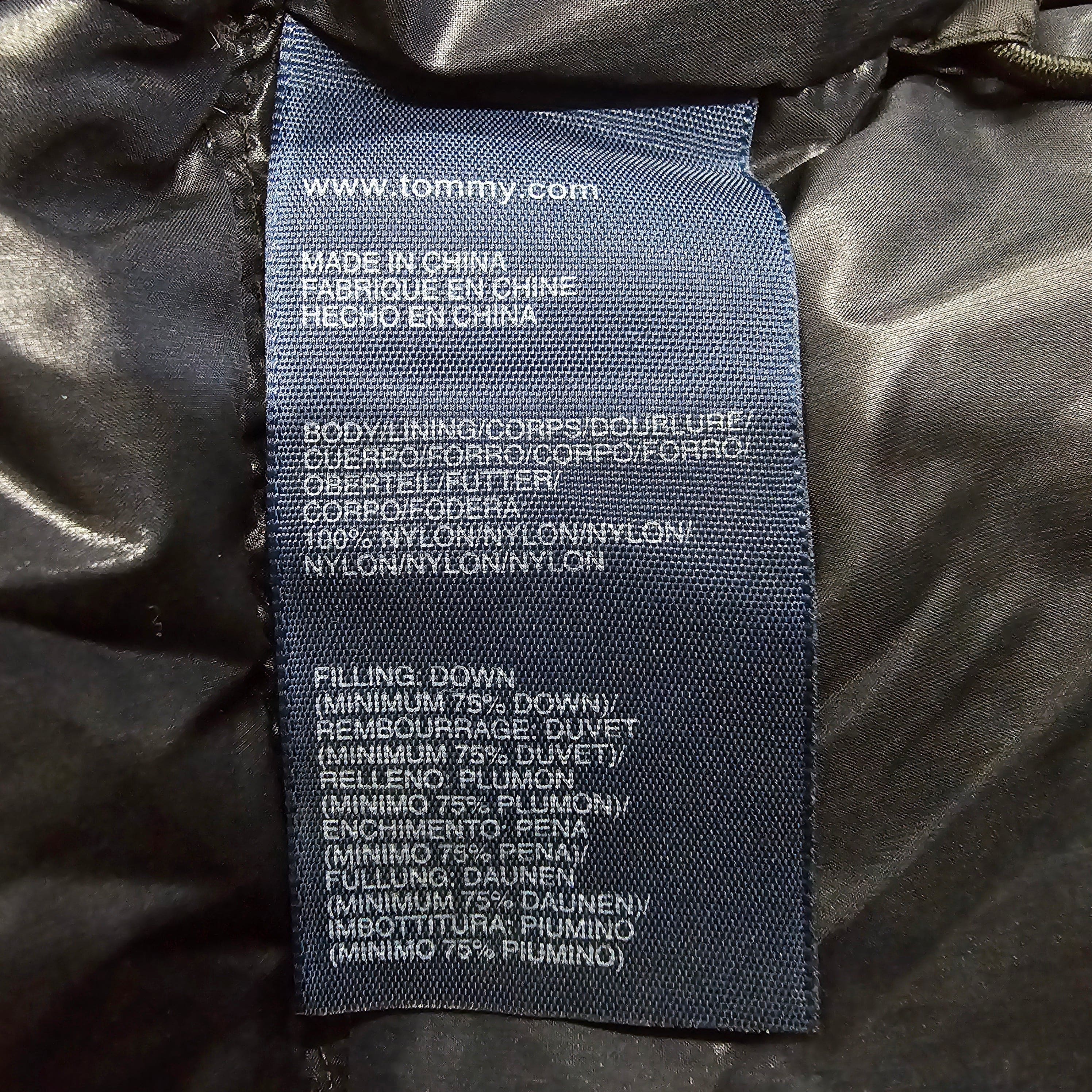 Unisex Tommy Hilfiger Black Gilet Jacket UK Small - 17