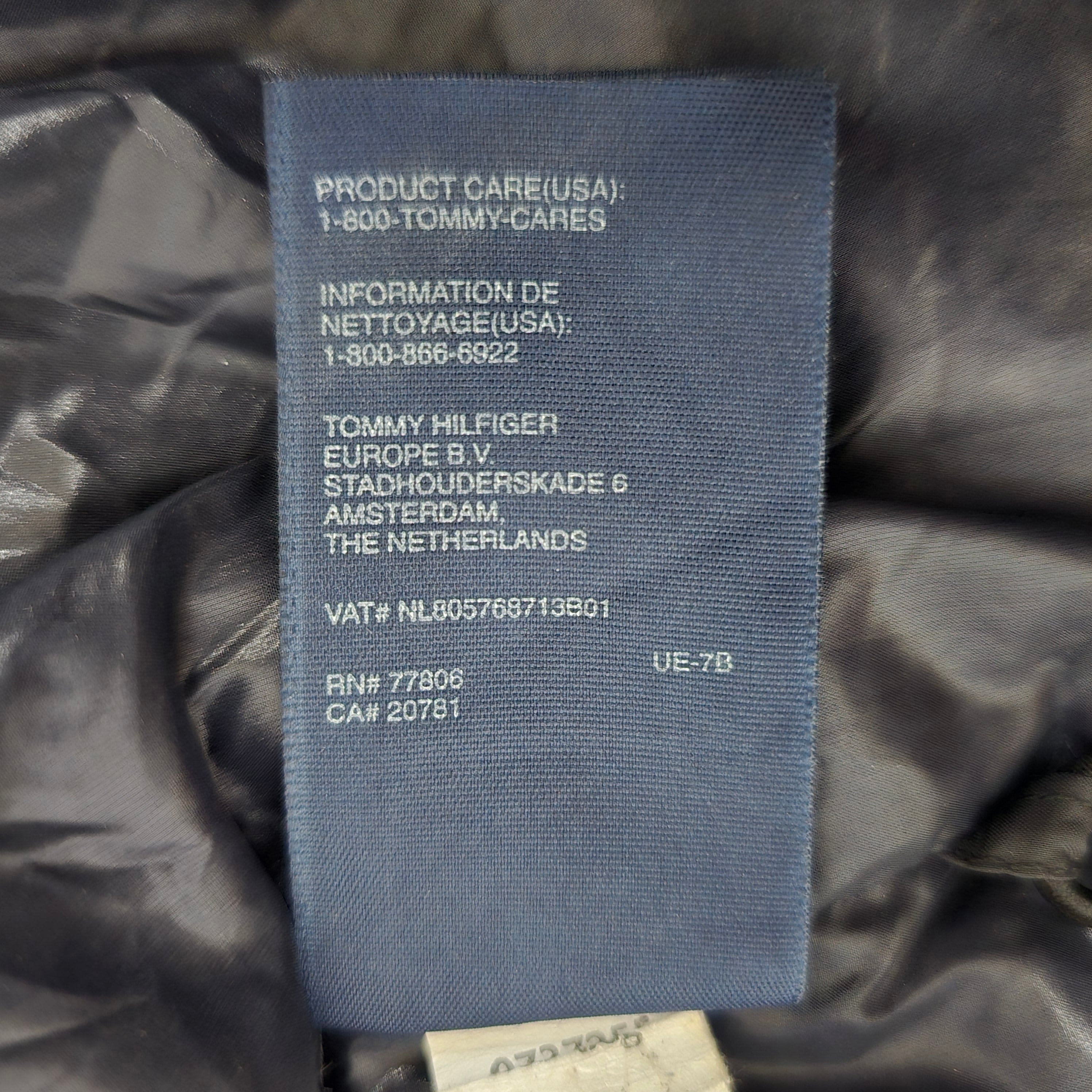 Unisex Tommy Hilfiger Black Gilet Jacket UK Small - 19