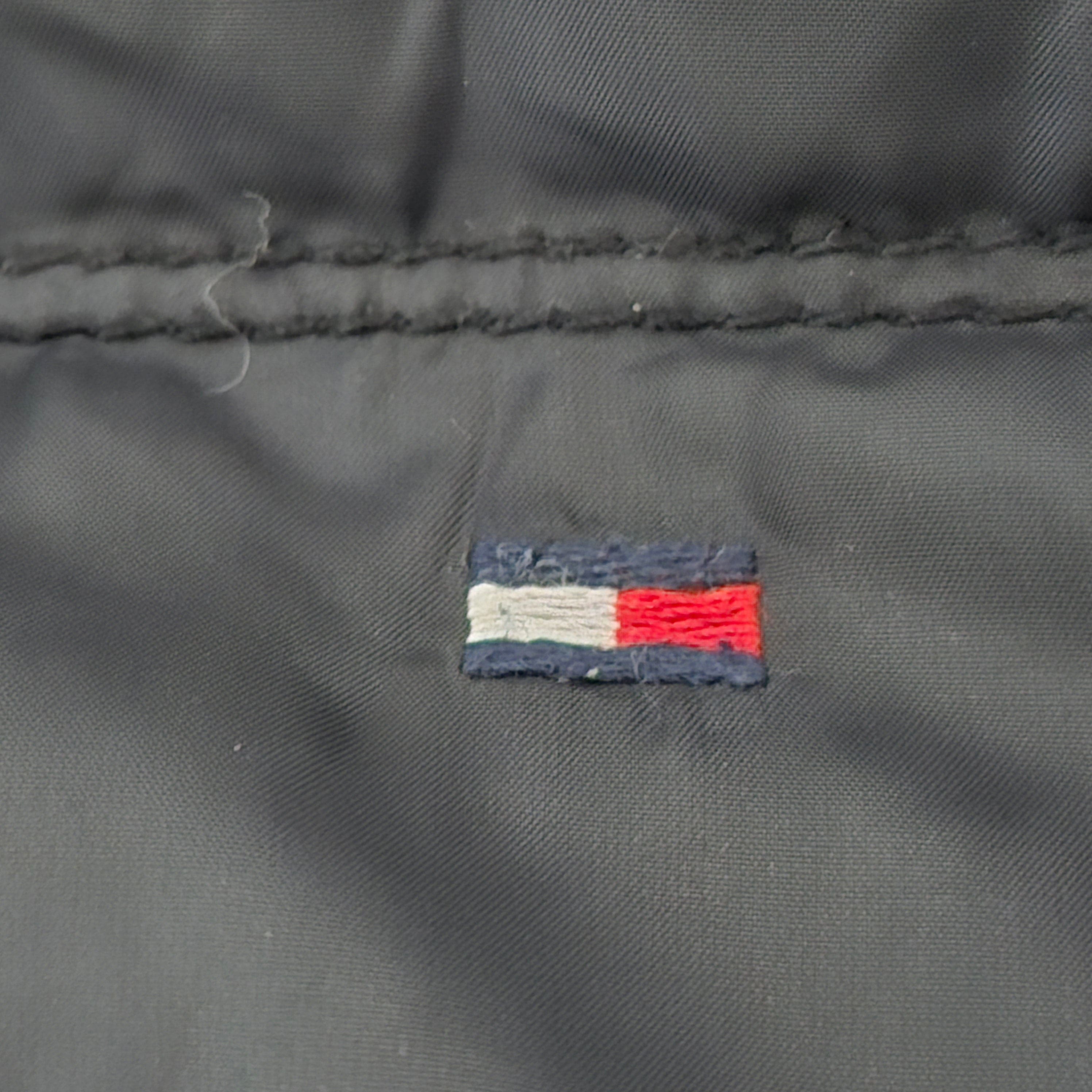 Unisex Tommy Hilfiger Black Gilet Jacket UK Small - 14