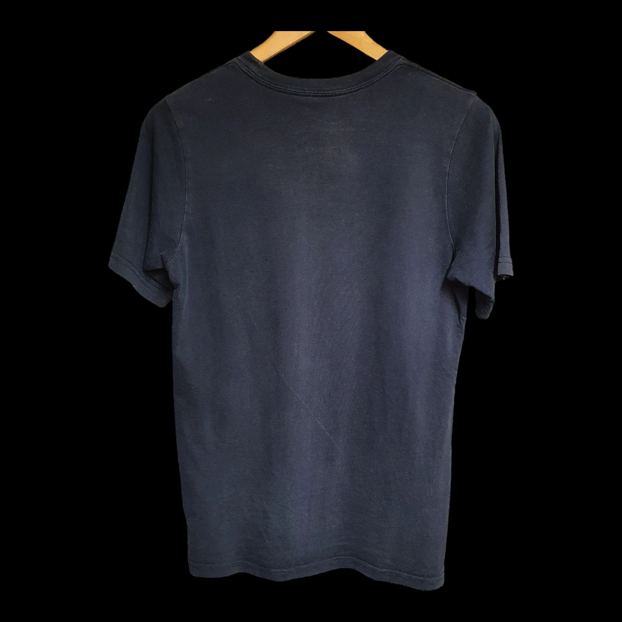 Unisex Vintage Nike Spell Out Blue T-Shirt UK Large