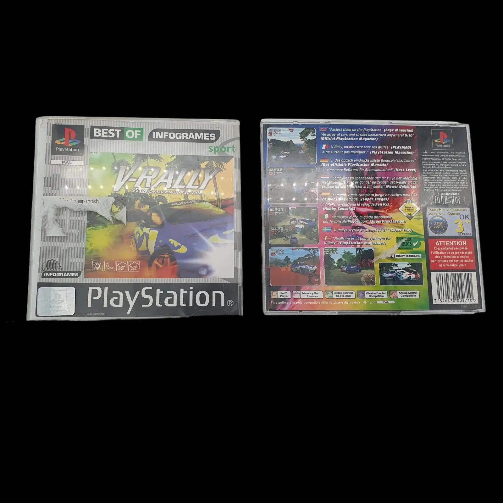 V Rally 97 Championship Edition Playstation 1 Ps1