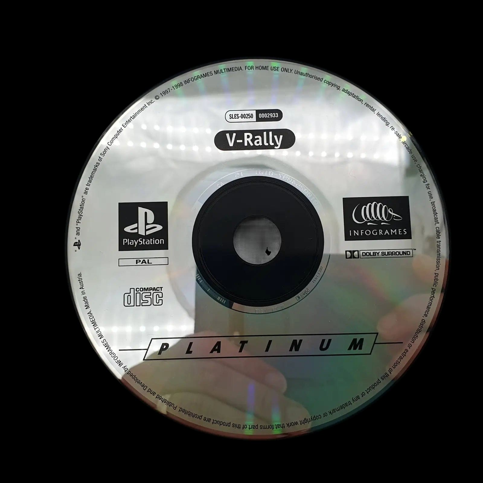 V Rally Championship Edition Playstation 1 Ps1 Infogrames