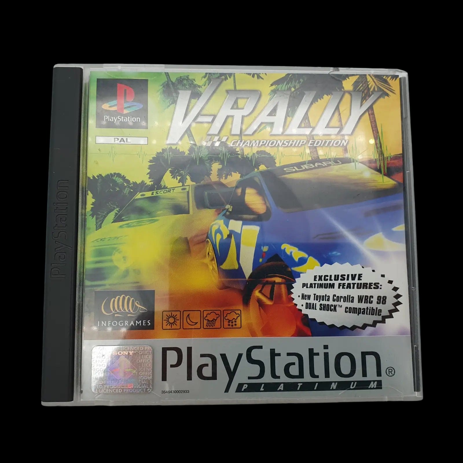 V Rally Championship Edition Playstation 1 Ps1 Infogrames