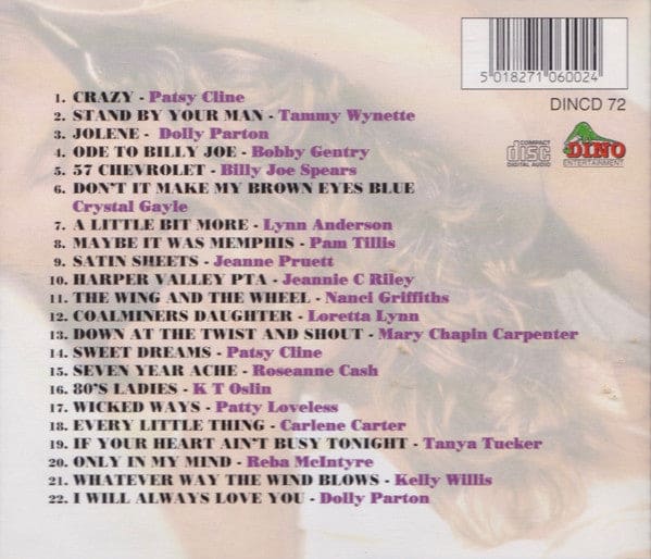 Various - Country Women (cd Comp) - CD - Dino Entertainment