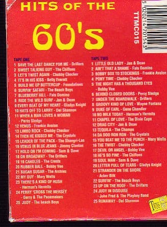 Various - Hits Of The 60’s (2xcass Comp) - Preloved
