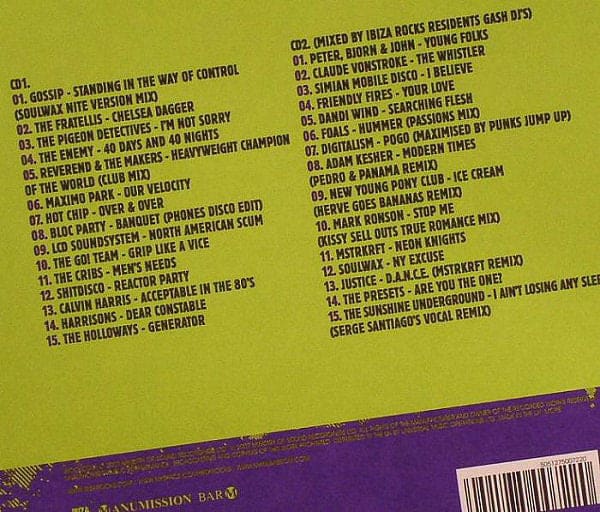 Various - Ibiza Rocks 2007 (cd Comp Promo + Cd Mixed Promo)