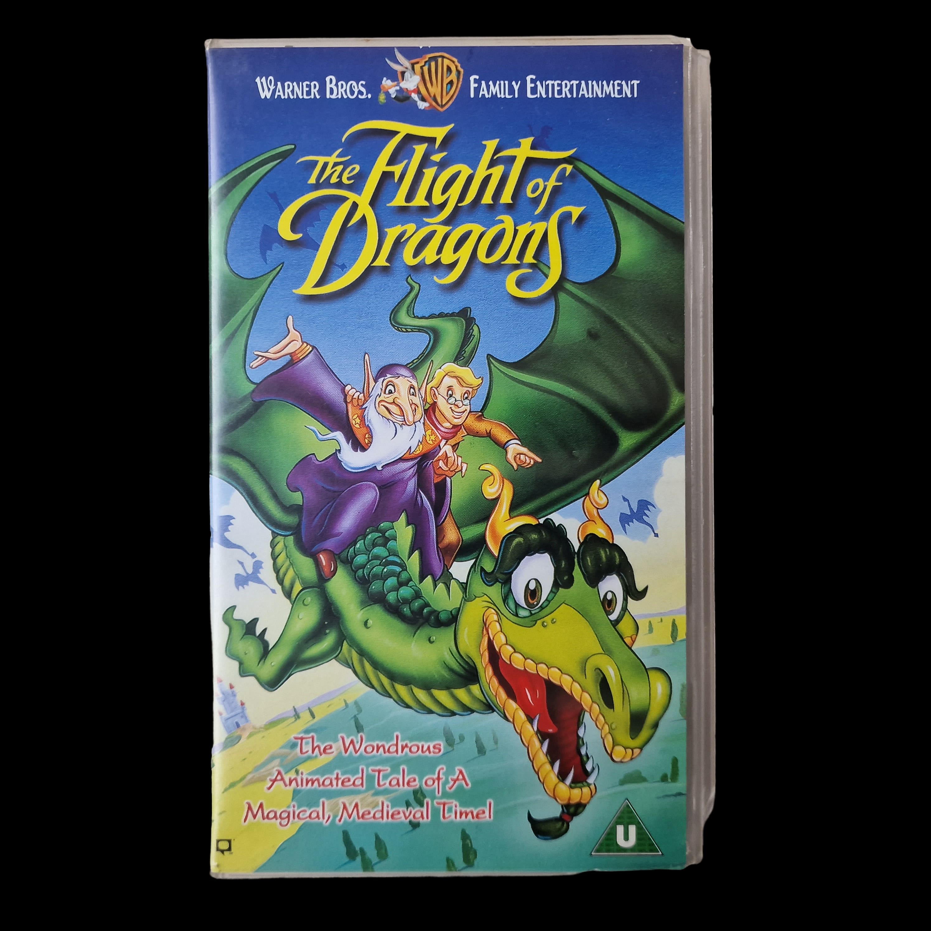 Vhs Movie The Flight Of Dragons Animation Video Cassette