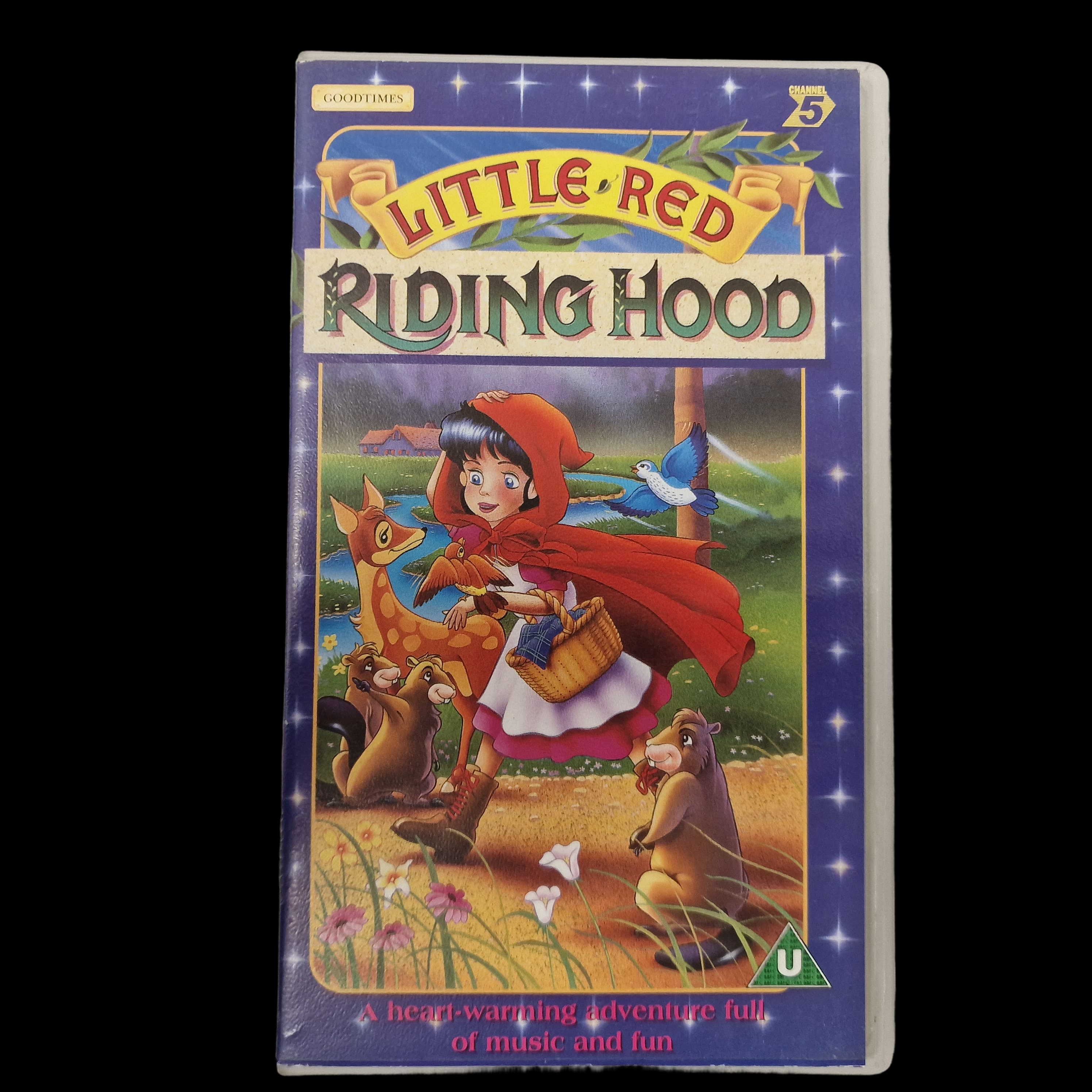 VHS Movie Little Red Riding Hood Animation Video Cassette